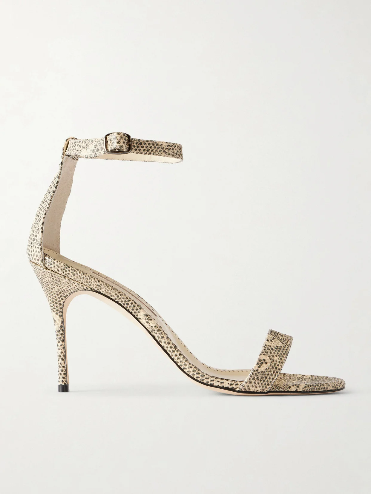 Chaos 90 Snake-effect Leather Sandals - 1