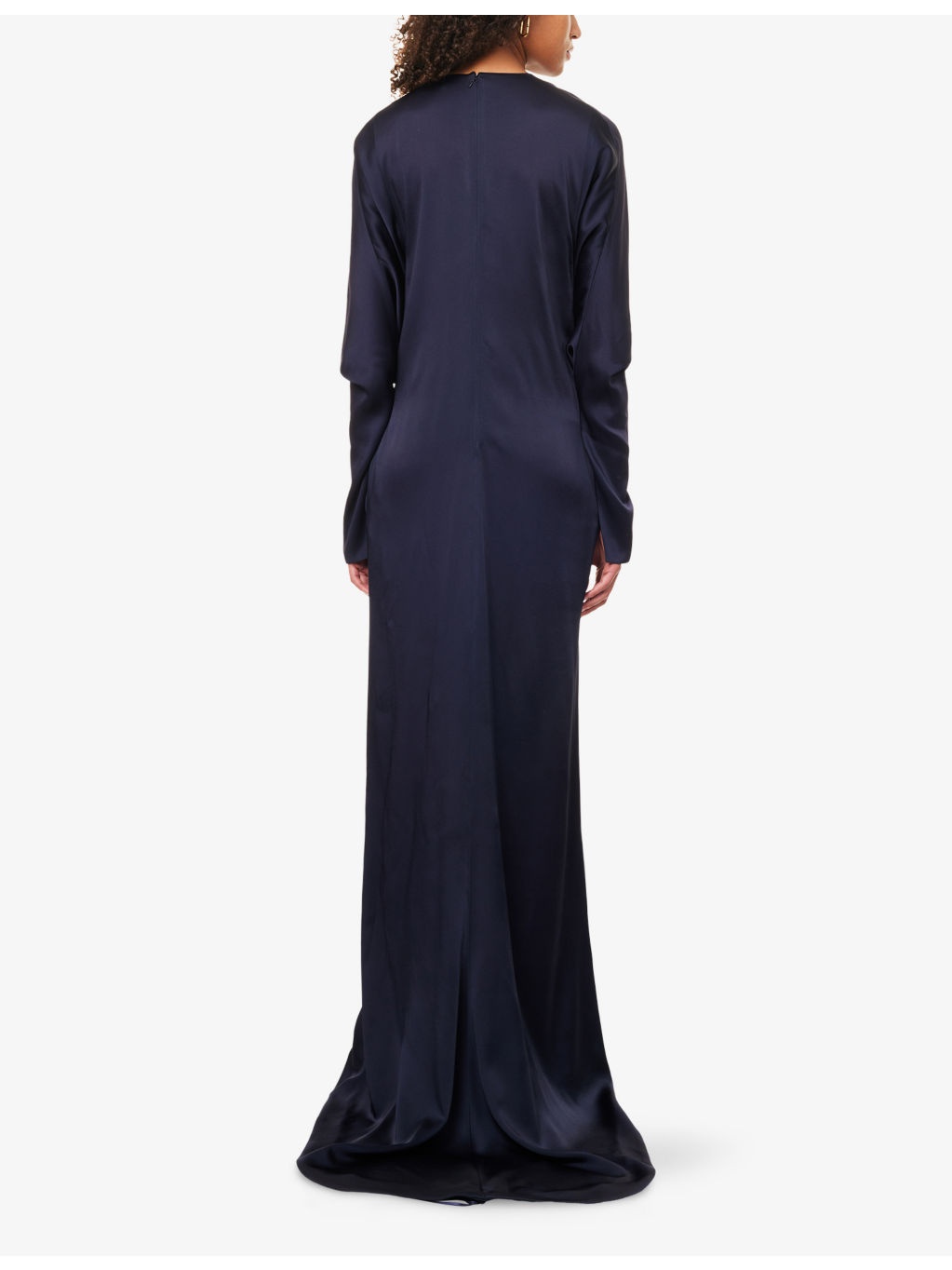 Satin Twist Woven Gown - 4