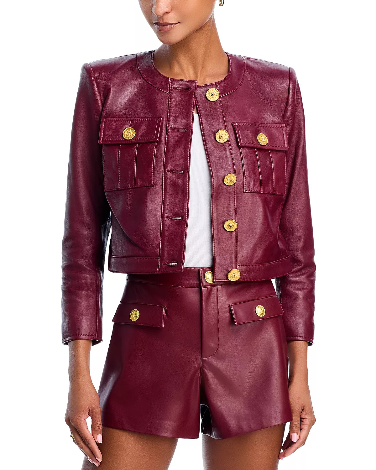 Deidra Leather Jacket - 1