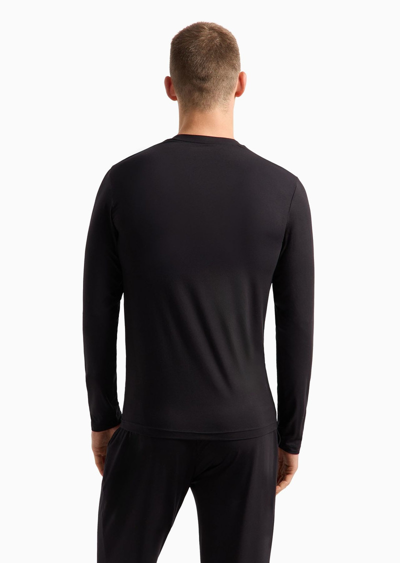 Fitted loungewear top in cosy modal 3