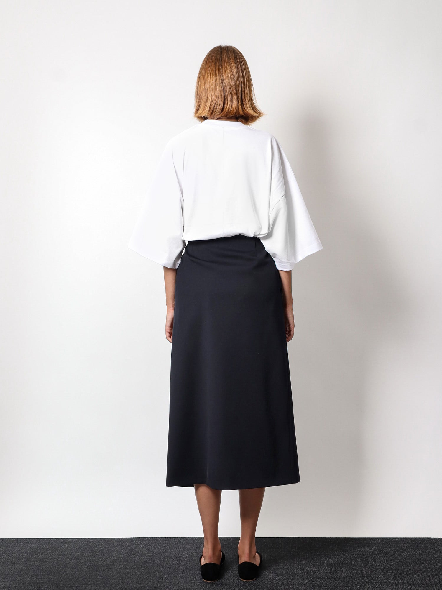 Virgin Wool Midi Skirt - 3