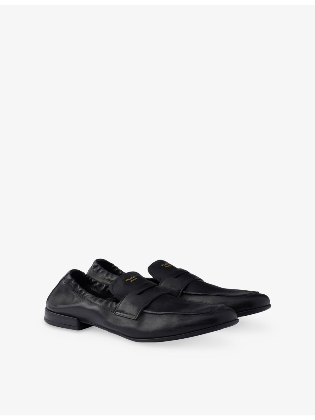 Shuffle Antiqued Leather Loafers - 3