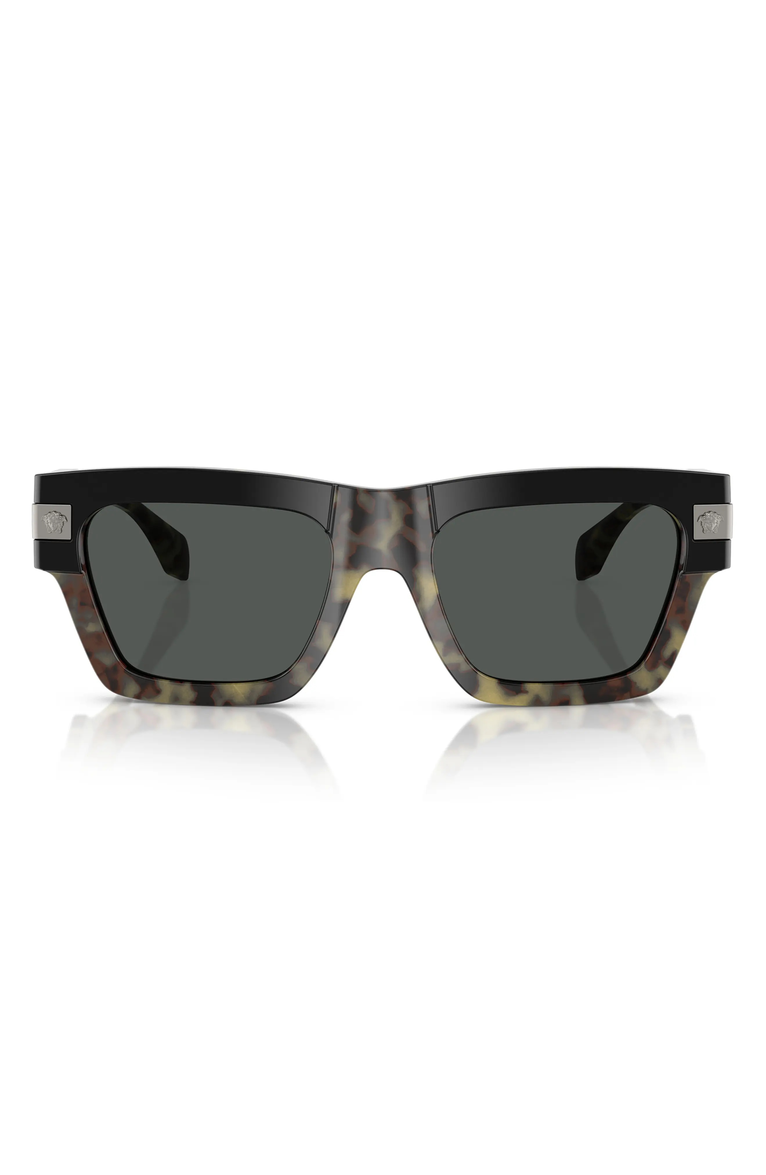 55mm Plaque Rectangular Sunglasses - 1