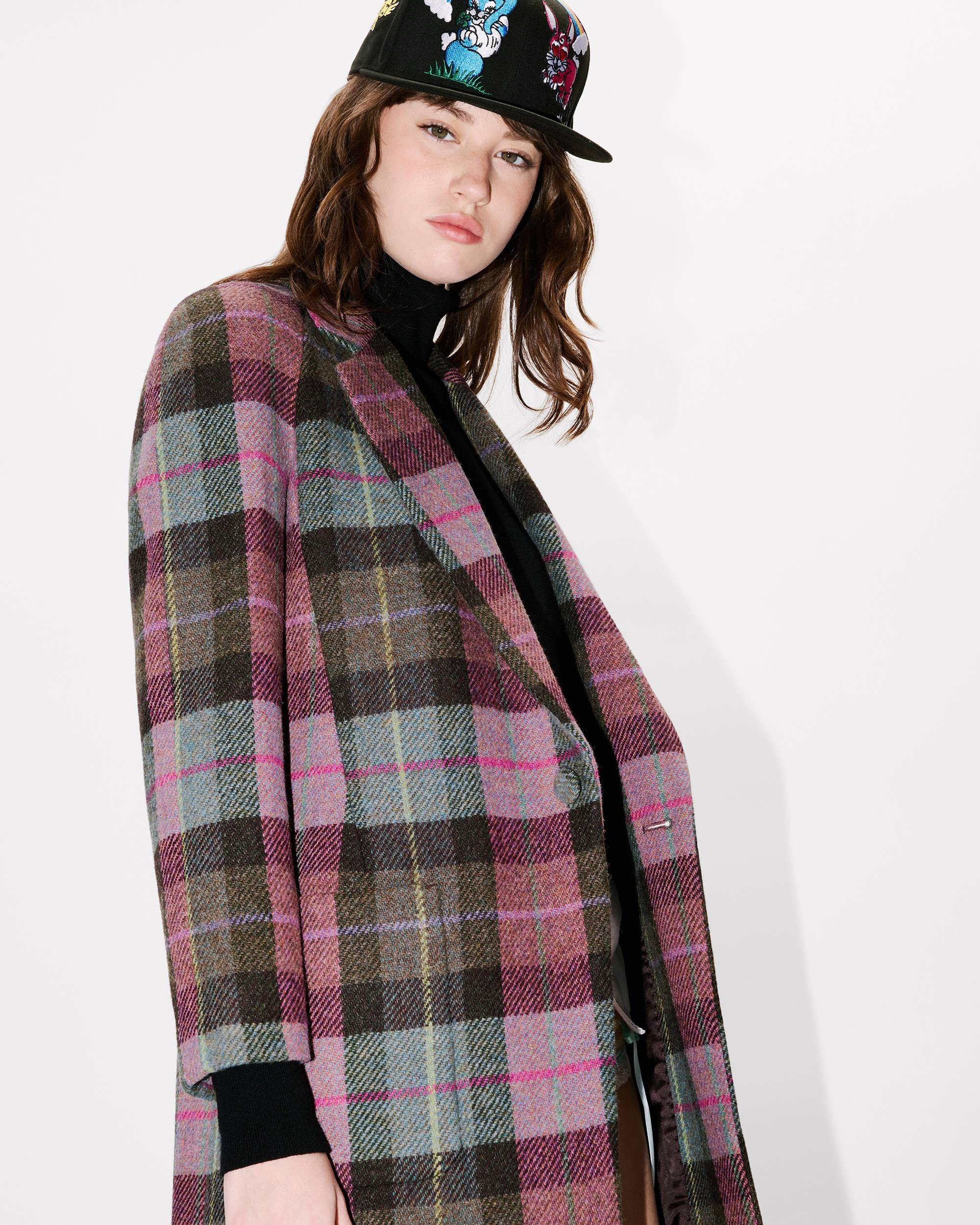 Long tailored jacket in Harris tweed - 5