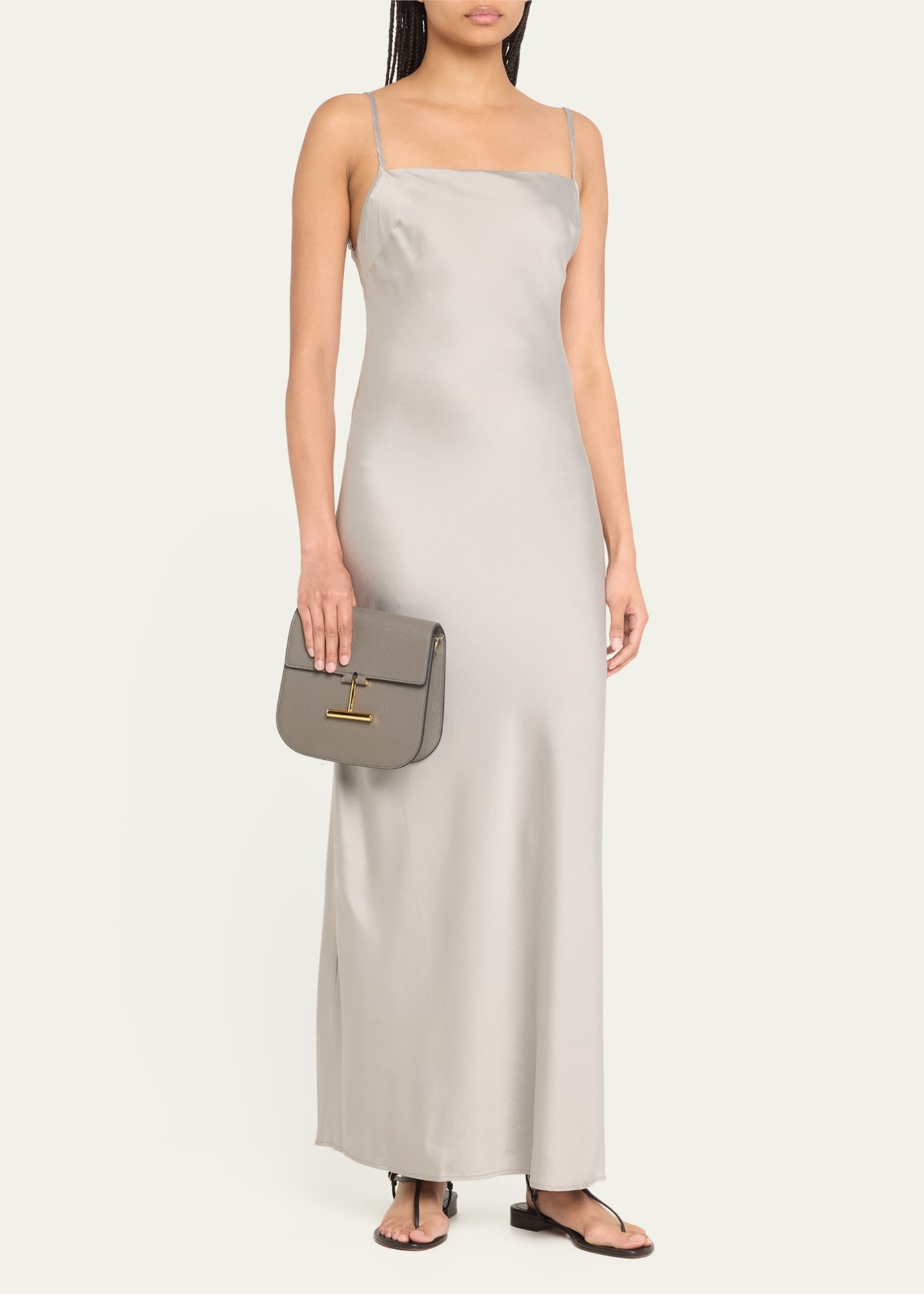 Small Tara Grain Calf Shoulder Bag - 5