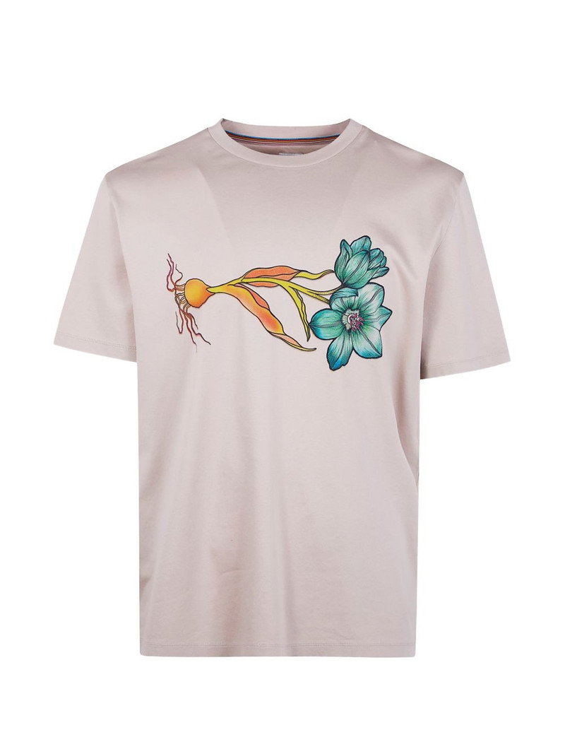 floral-print T-shirt 1