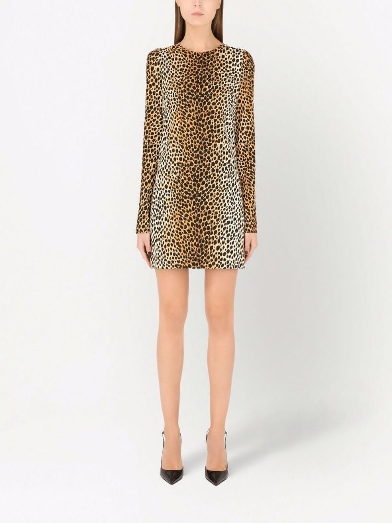 leopard print dress - 3