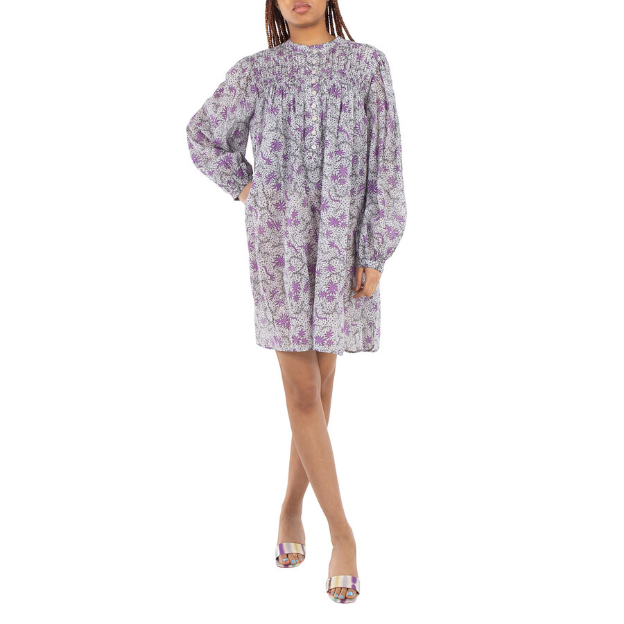 Isabel Marant Etoile Danael Smocked Dress - 4