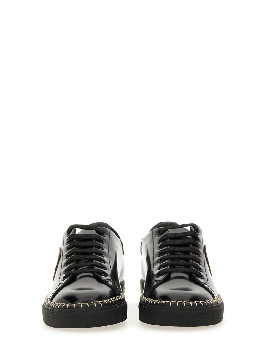 Moschino Men Leather Sneaker - 4