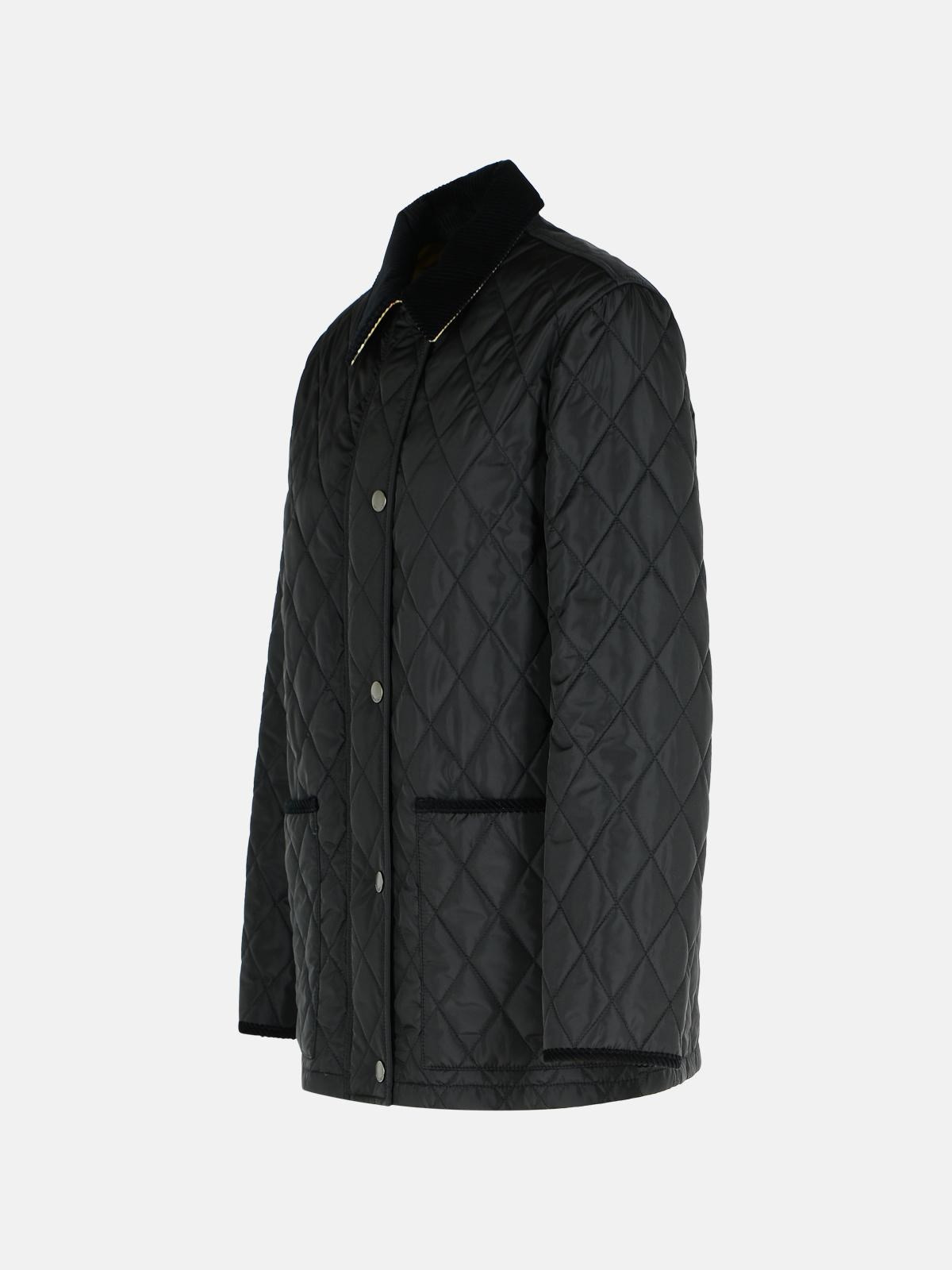 'BROADWAY' BLACK POLYAMIDE JACKET - 2