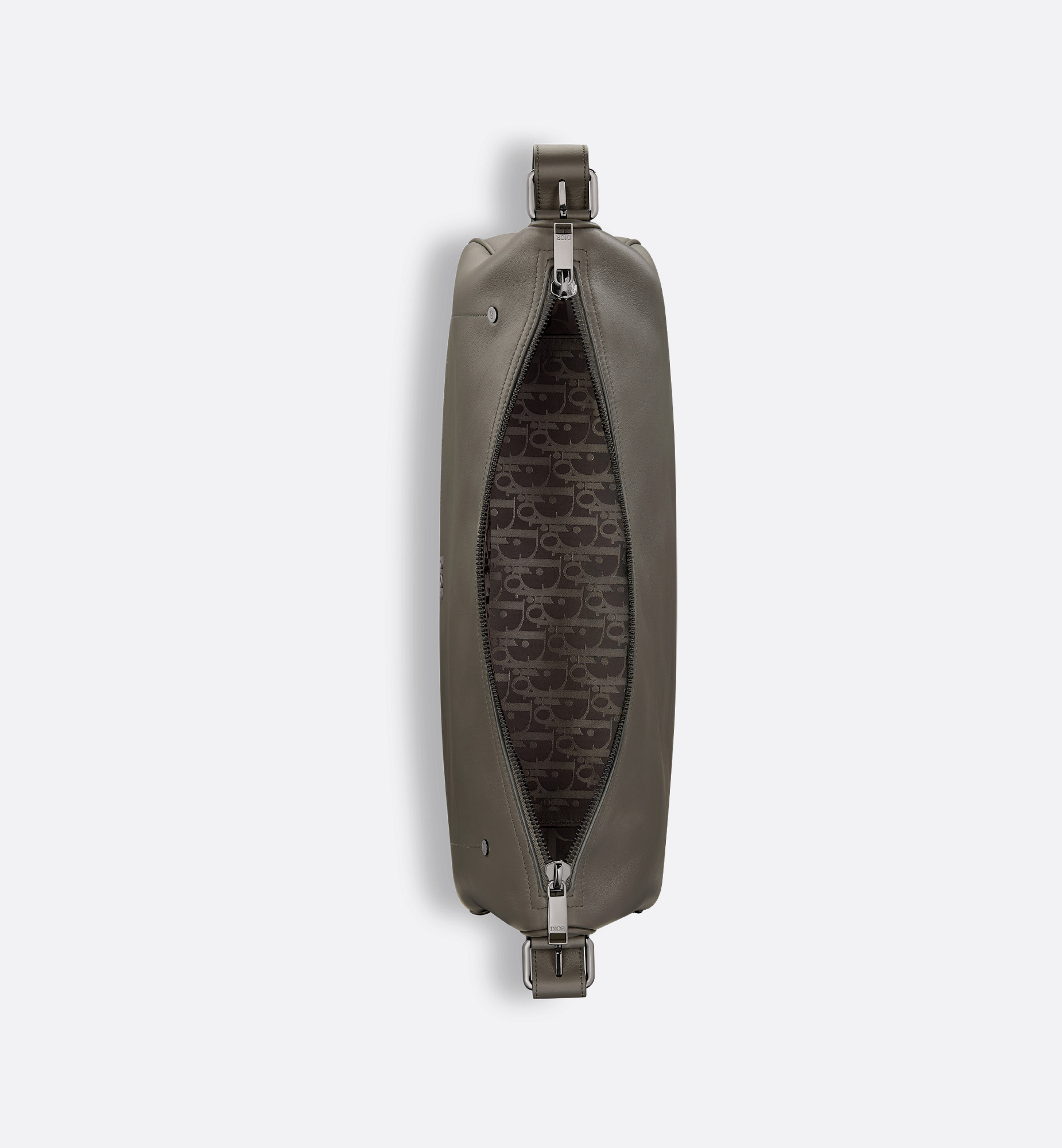 Large Dior Slider Zipped Hobo Bag - 7