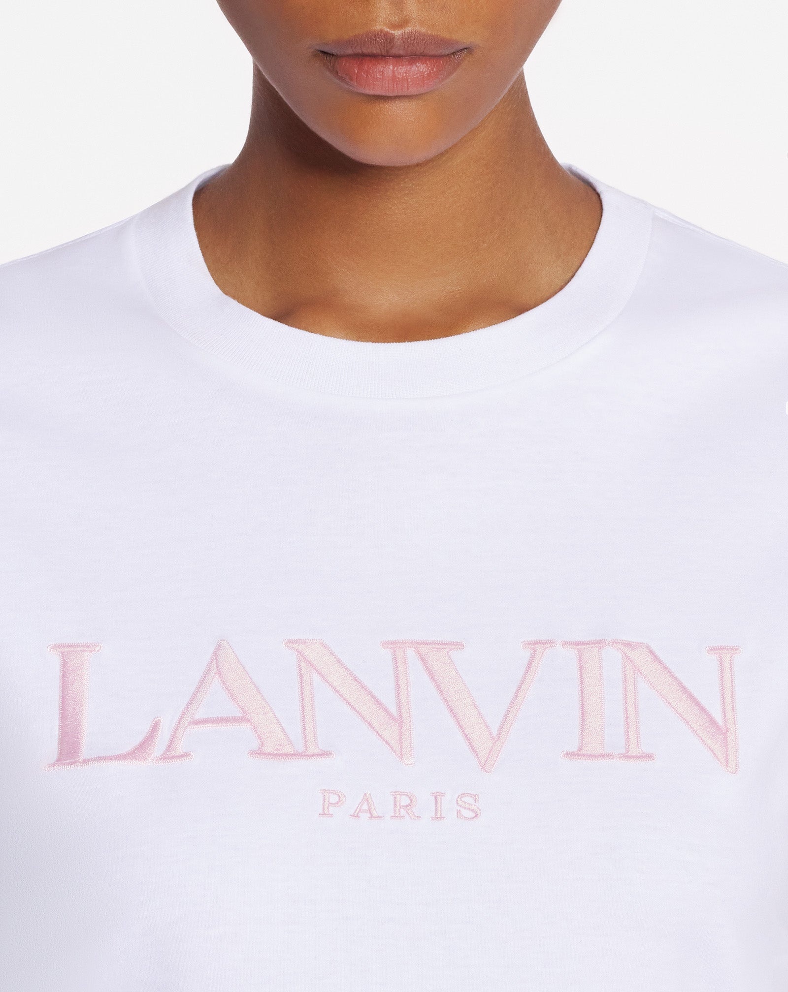 LANVIN EMBROIDERED CLASSIC T-SHIRT - 5