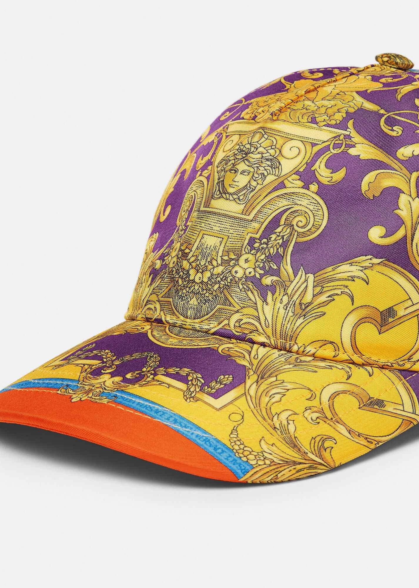 Barocco Goddess Silk Baseball Cap - 4