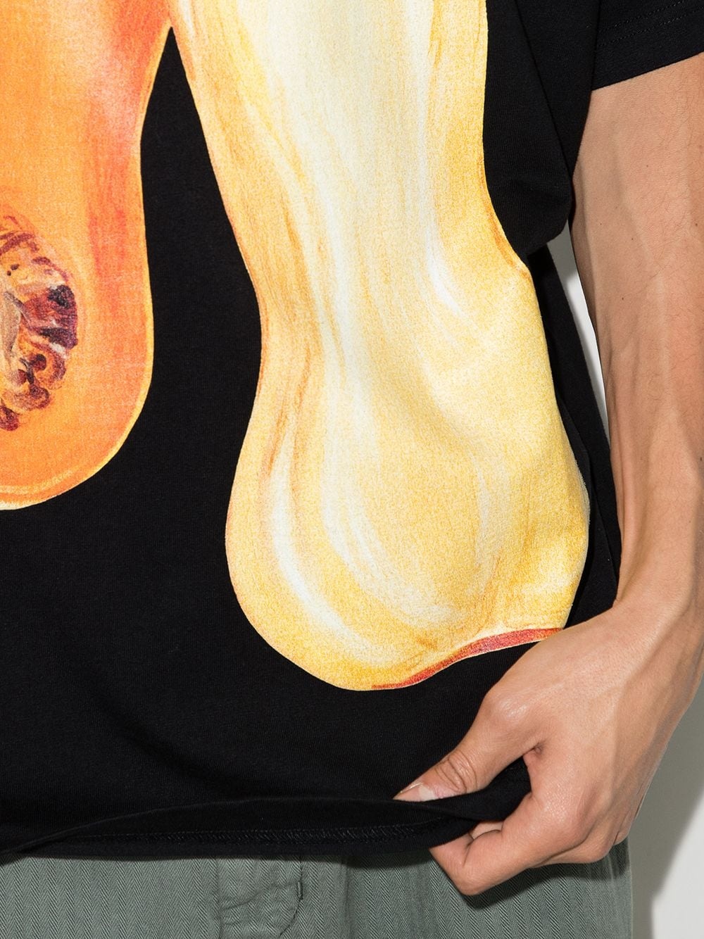 butternut squash print T-shirt - 4