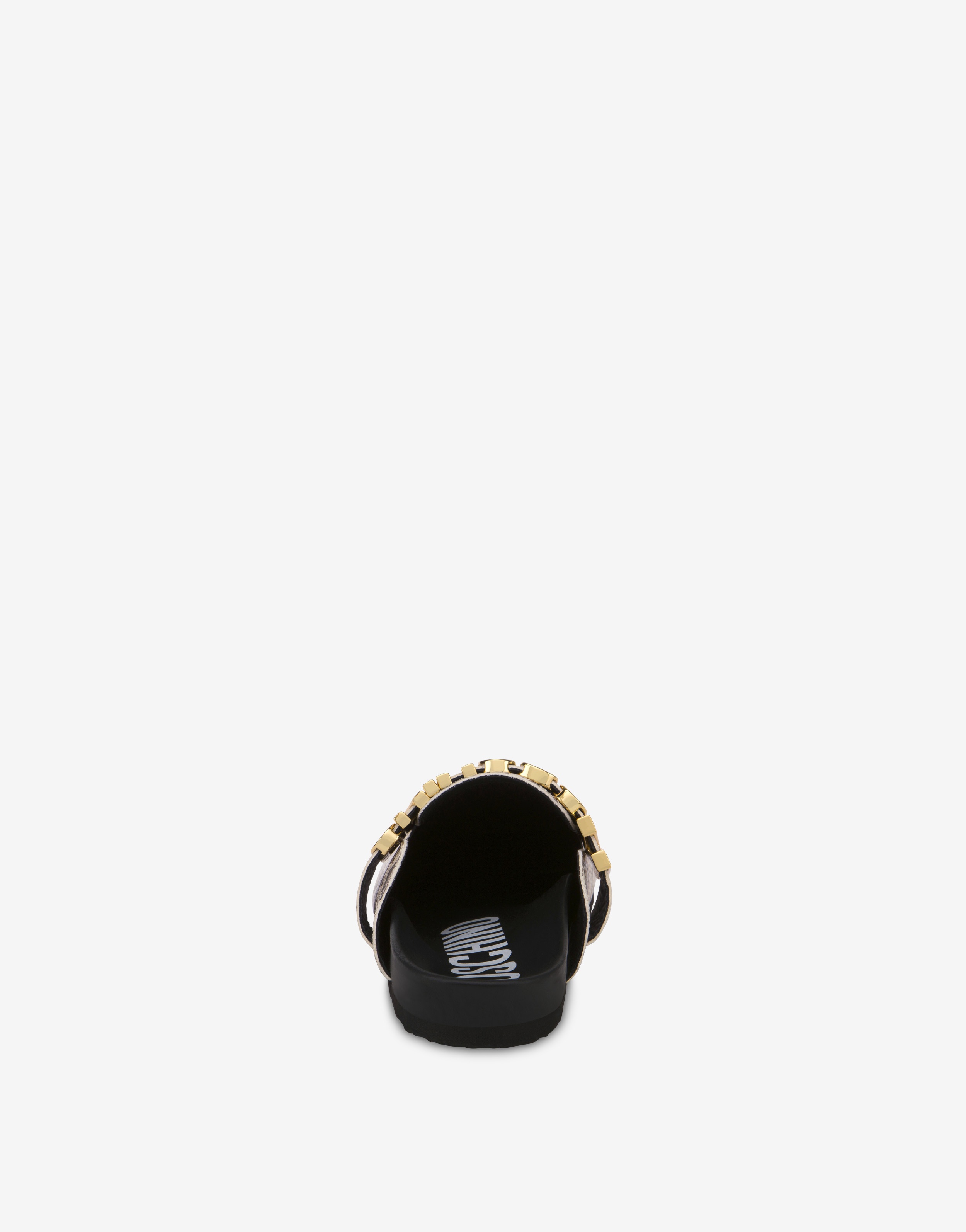 PYTHON-PRINT MULES WITH LOGO LETTERING - 3