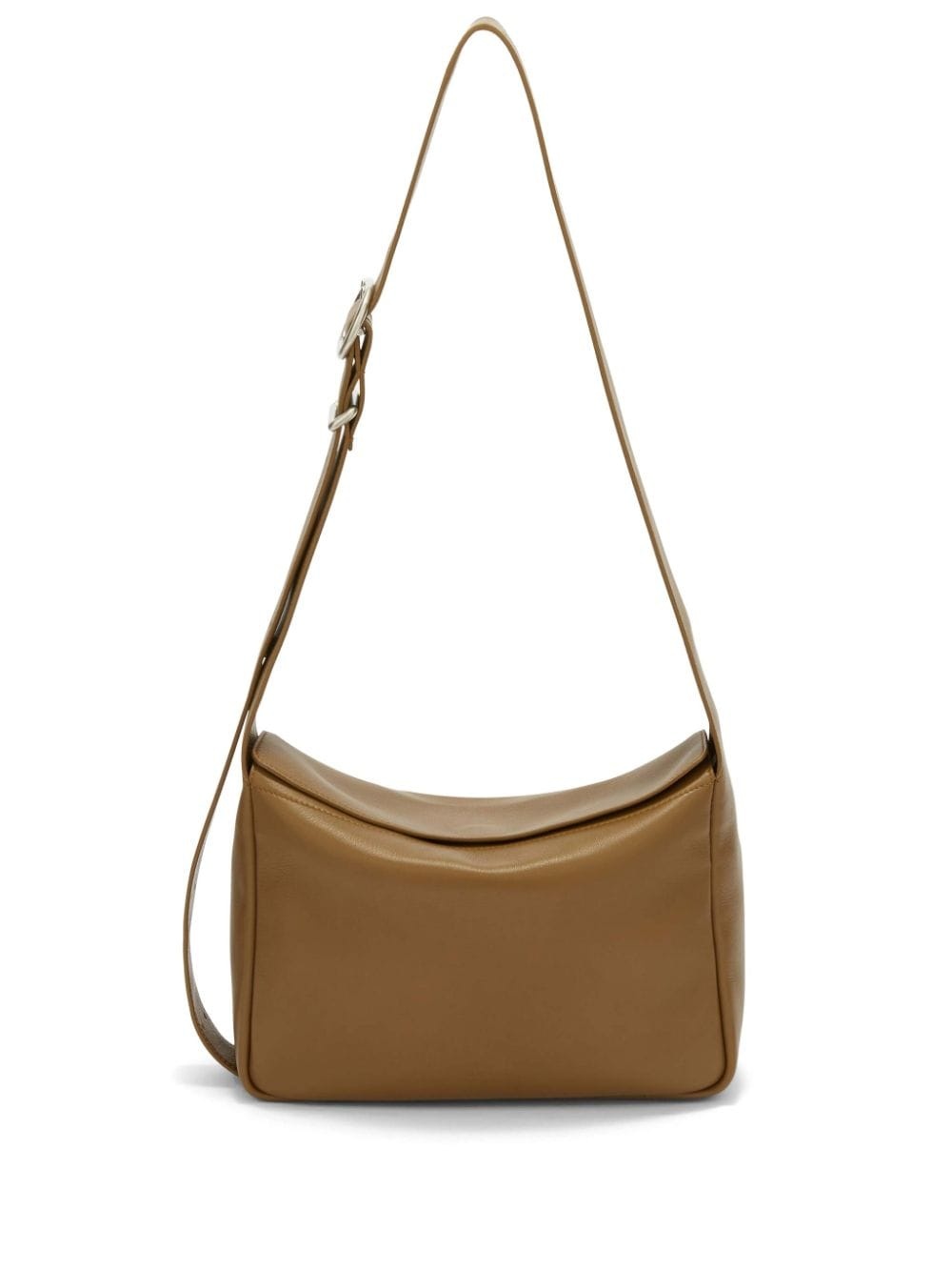 adjustable-strap leather shoulder bag - 1