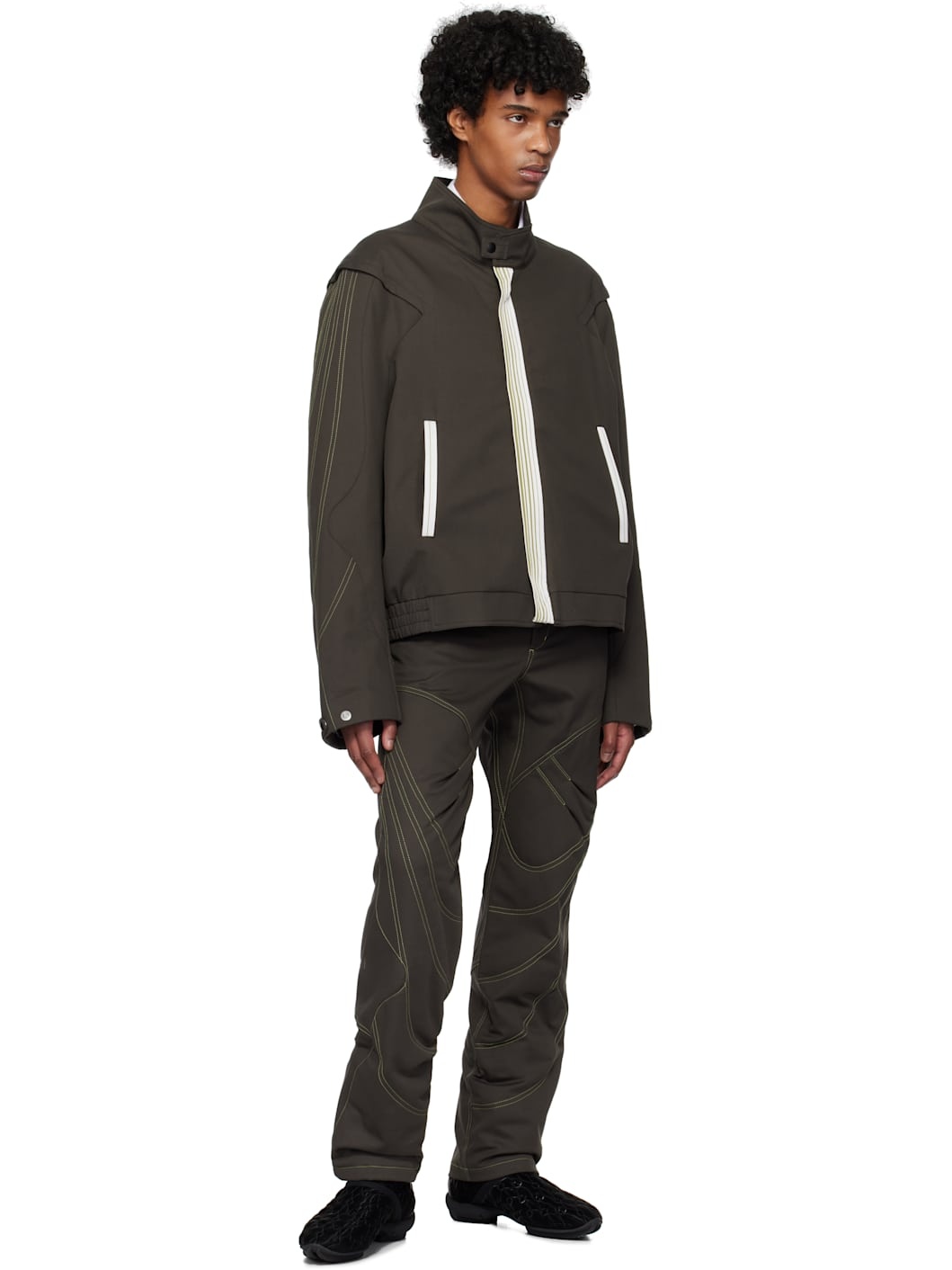Brown Solix Jacket - 4