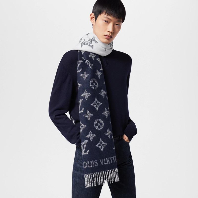 Monogram Shadow Scarf 5