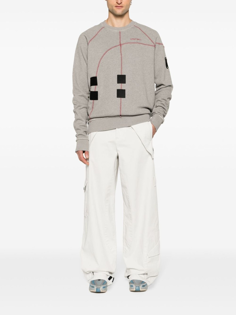 A-COLD-WALL* Intersect seam-detail sweatshirt outlook