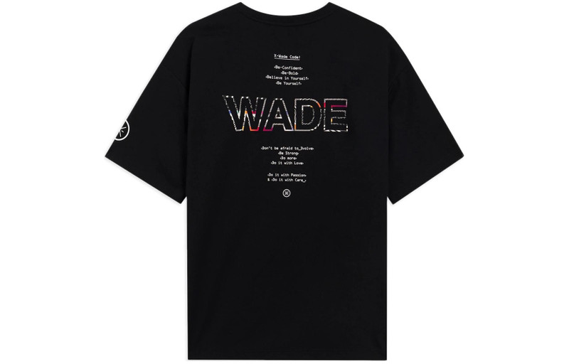 Li-Ning Li-Ning Way Of Wade Code Graphic Loose Fit T-shirt 'Black' AHSS437-1 outlook