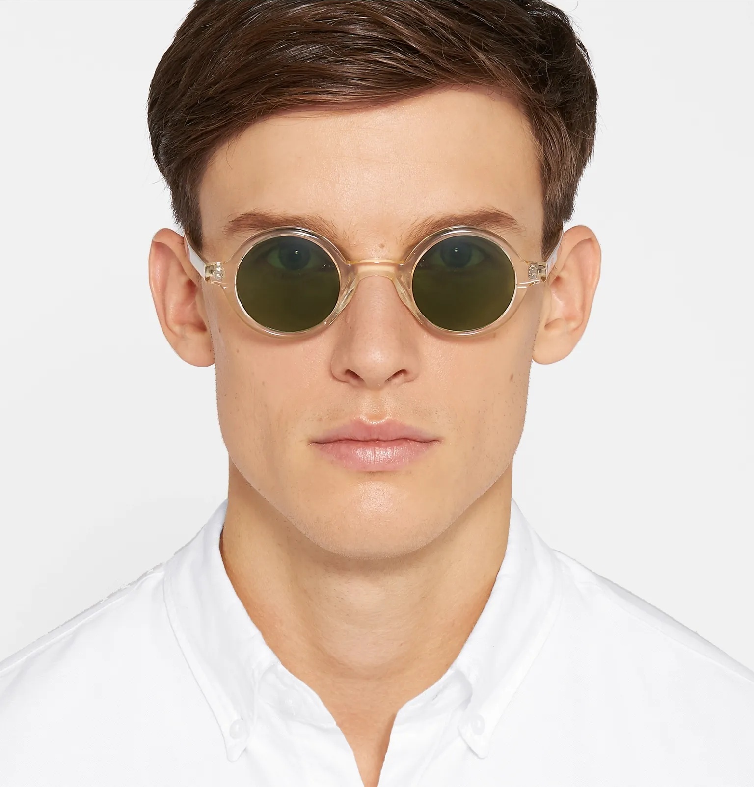 Round-Frame Acetate Sunglasses - 2