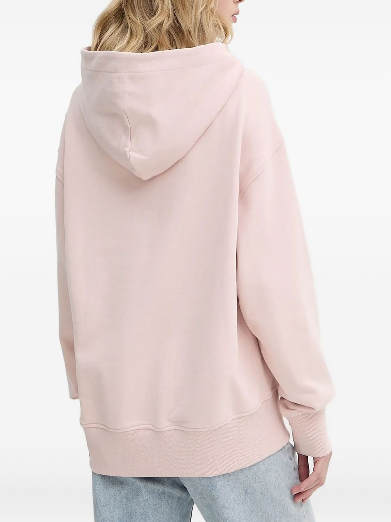 BOSS logo-embossed hoodie outlook