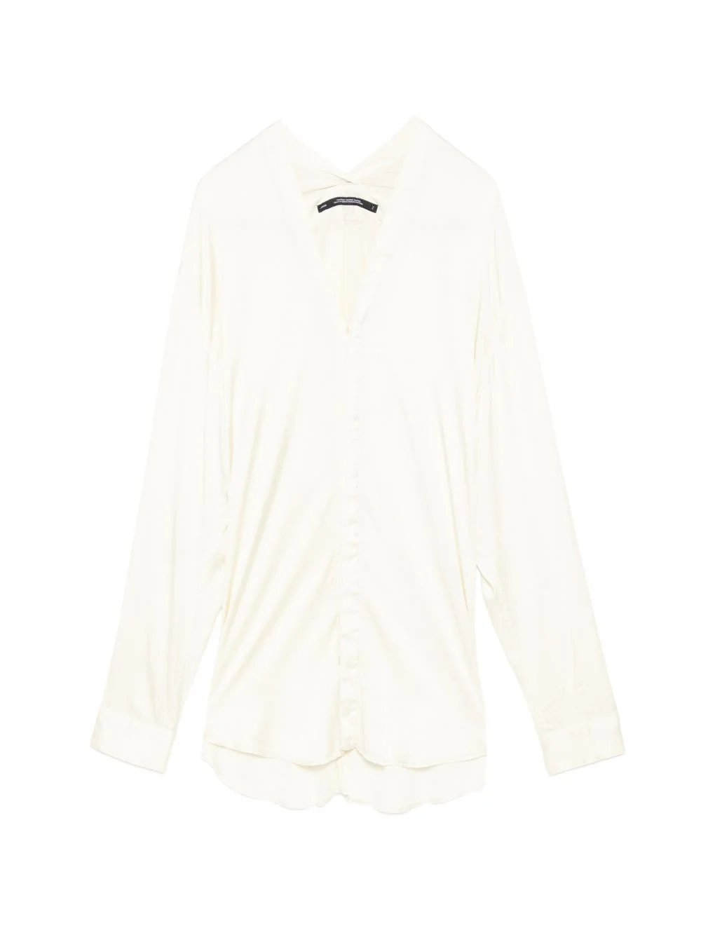 Slit Neck Shirt - 1