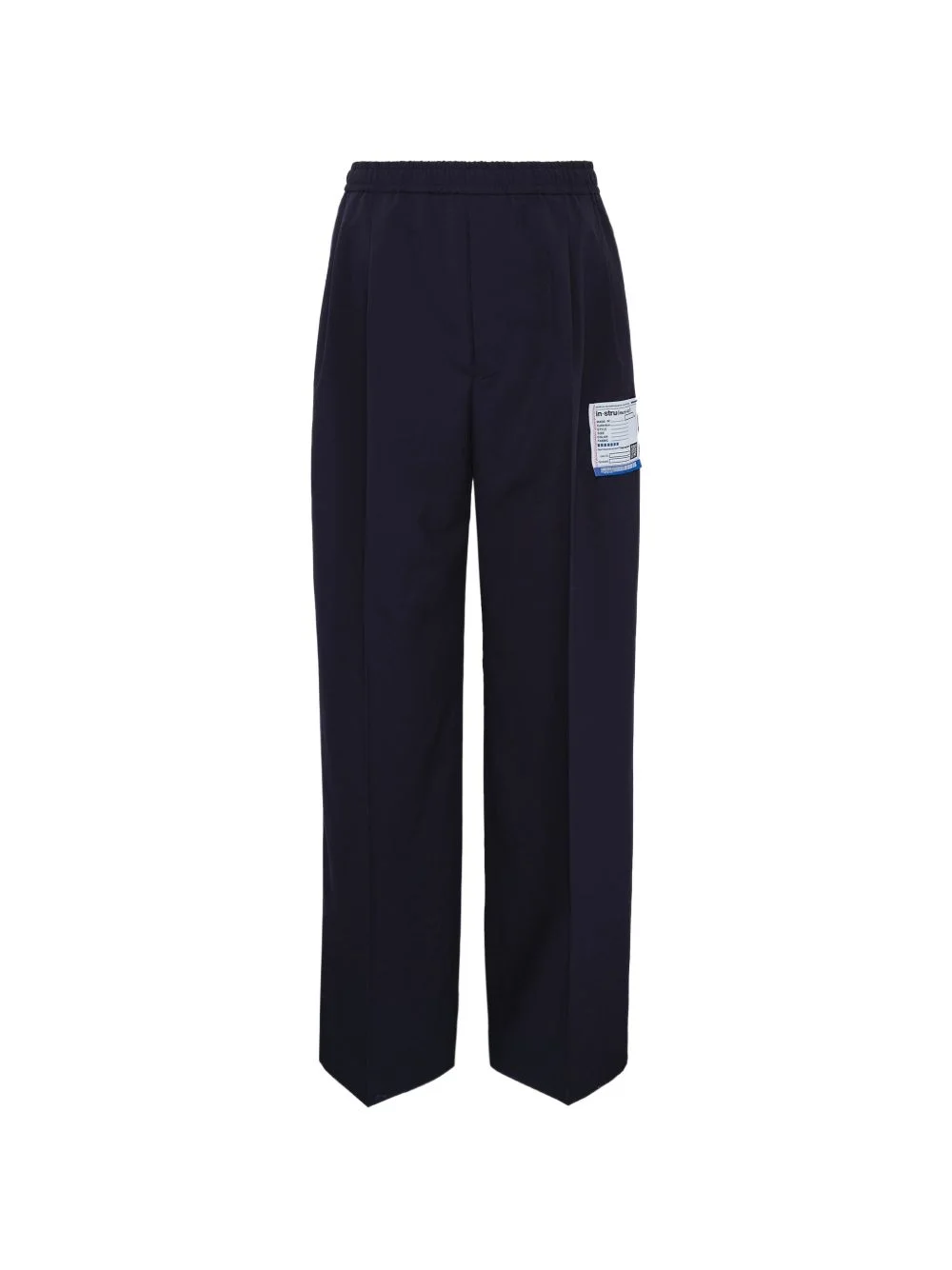 logo straight-leg trousers - 1