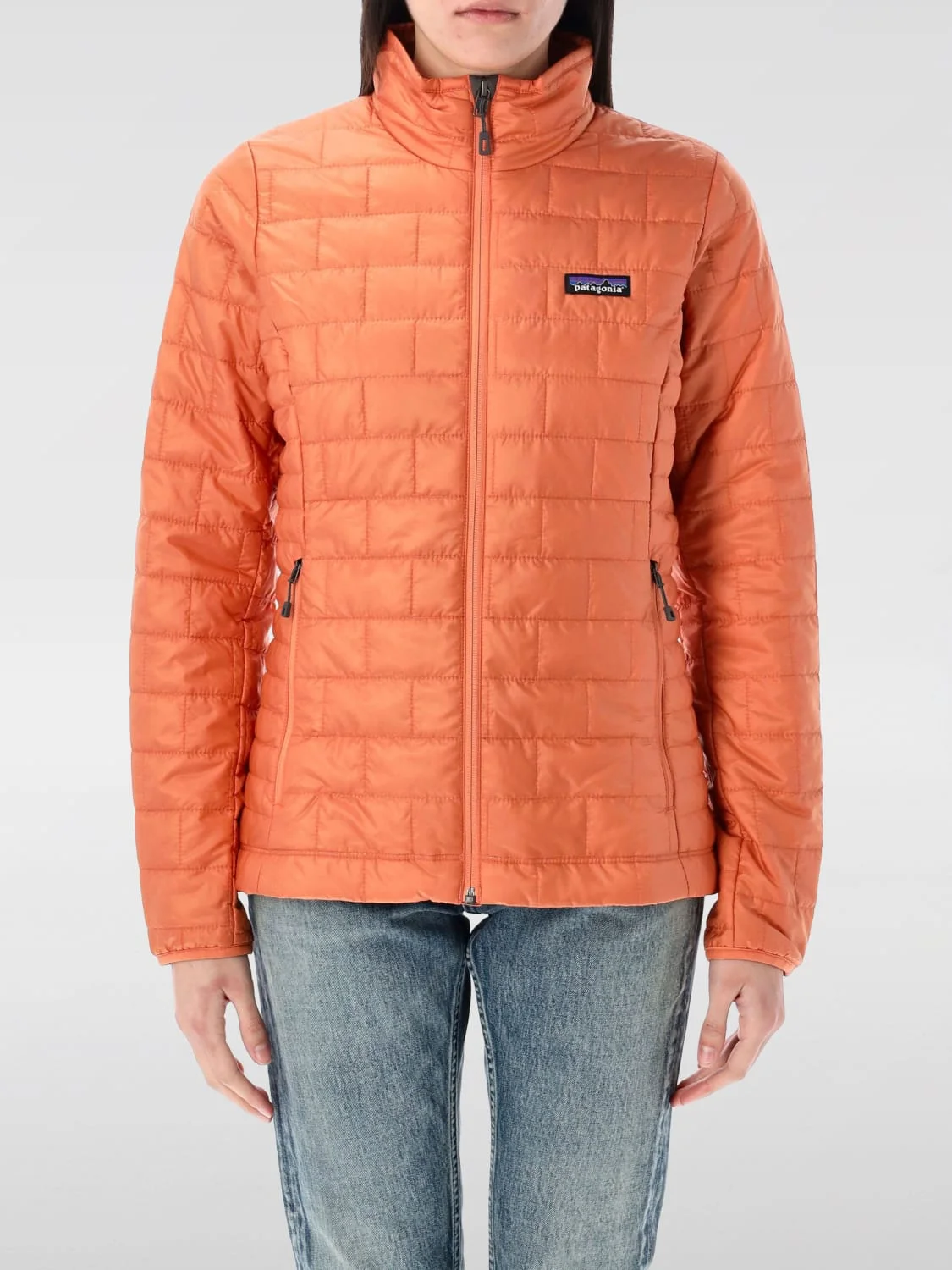 Patagonia quilted nylon down jacket - 1