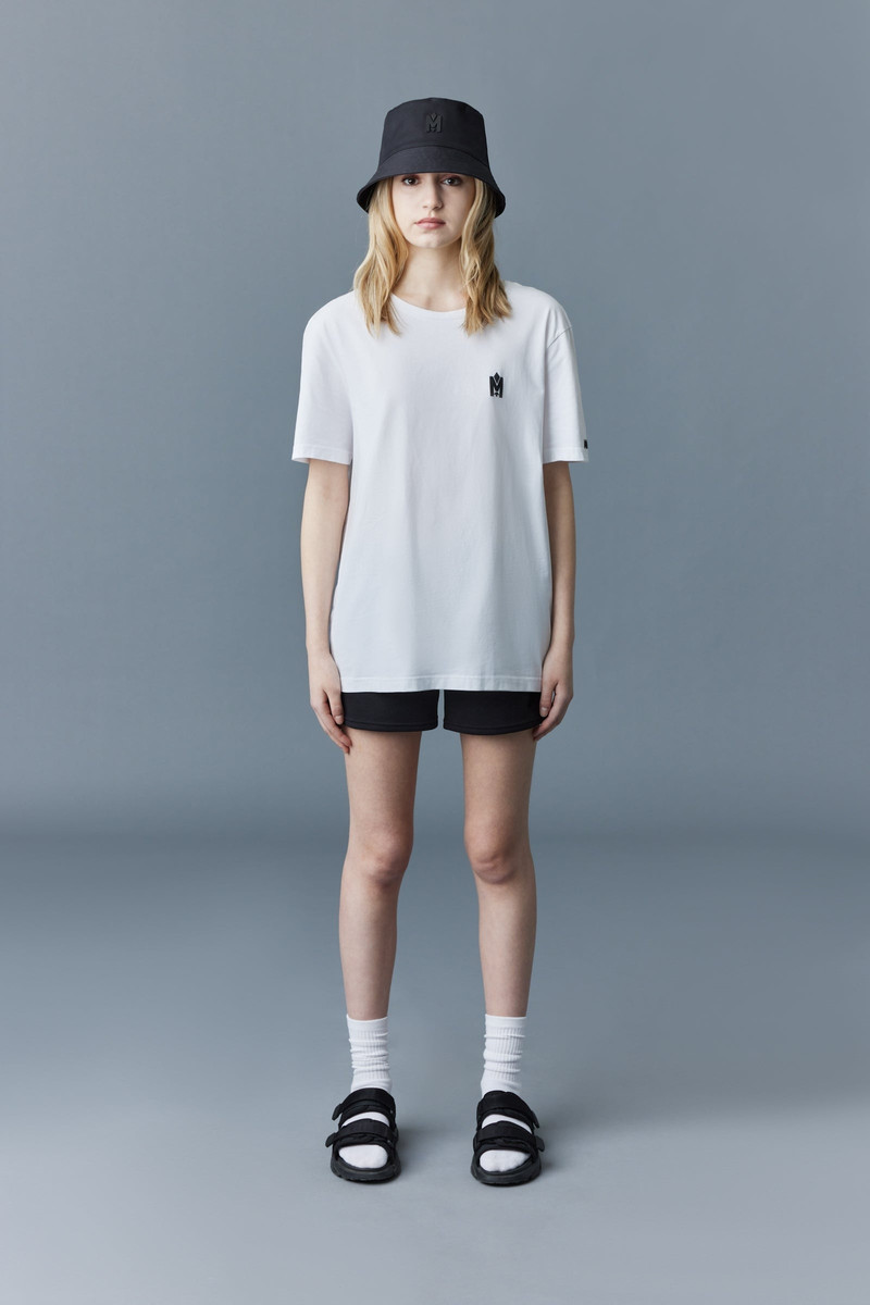 MACKAGE ACE Fitted T-shirt with silicone logo outlook