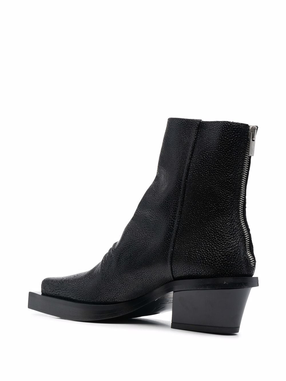 rear-zip ankle boots - 3