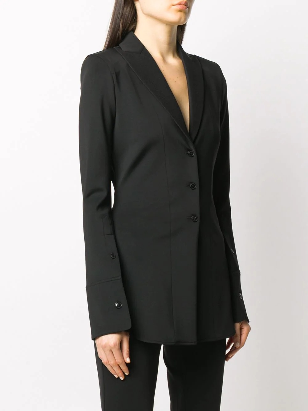 long sleeve fitted jacket - 3