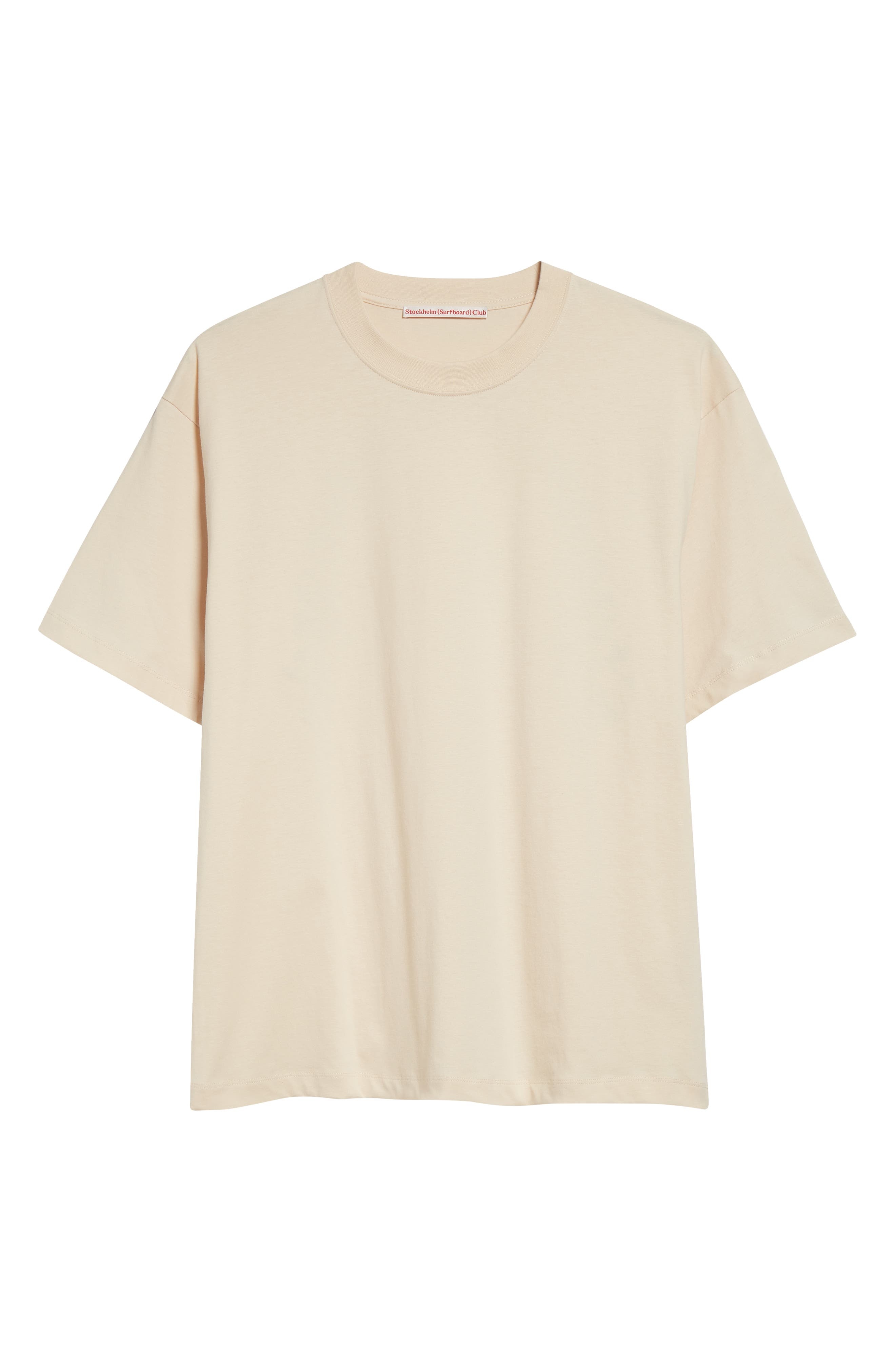 STOCKHOLM SURFBOARD CLUB Back Logo Organic Cotton Graphic T-Shirt in Cream at Nordstrom - 5