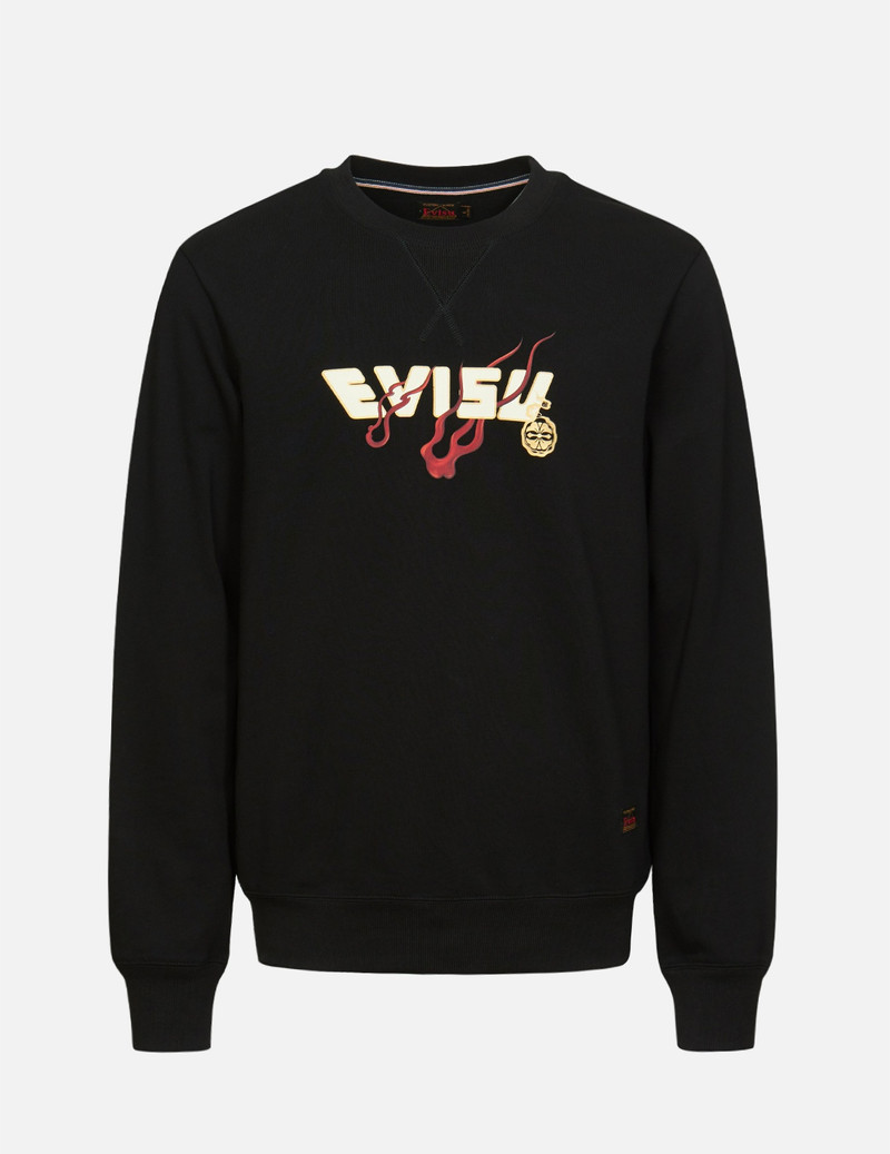 DRAGON-EMBROIDERED DAICOCK PRINT SWEATSHIRT 1