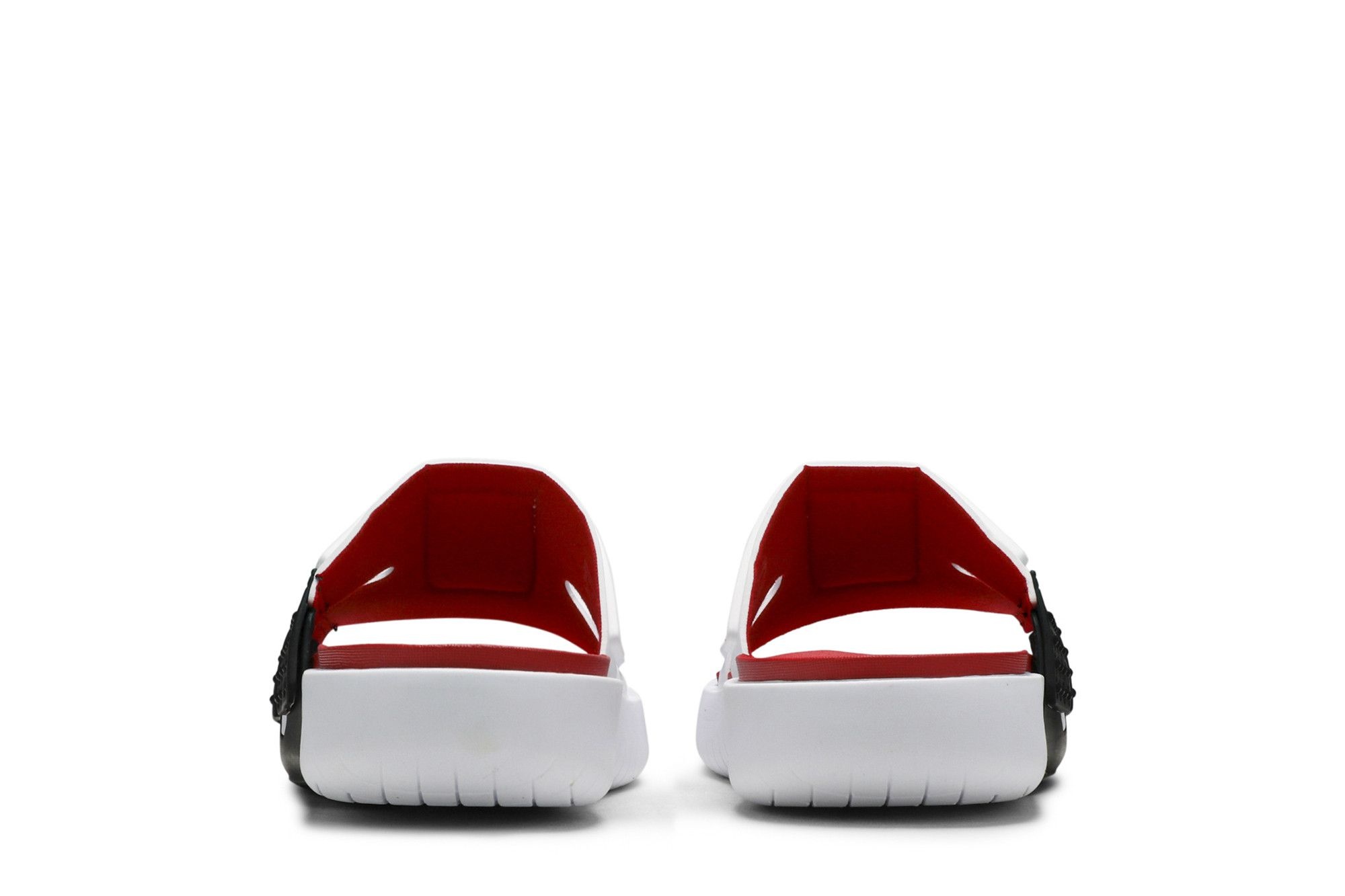 Jordan Hydro 8 Retro Slide 'White Black Fire' - 6