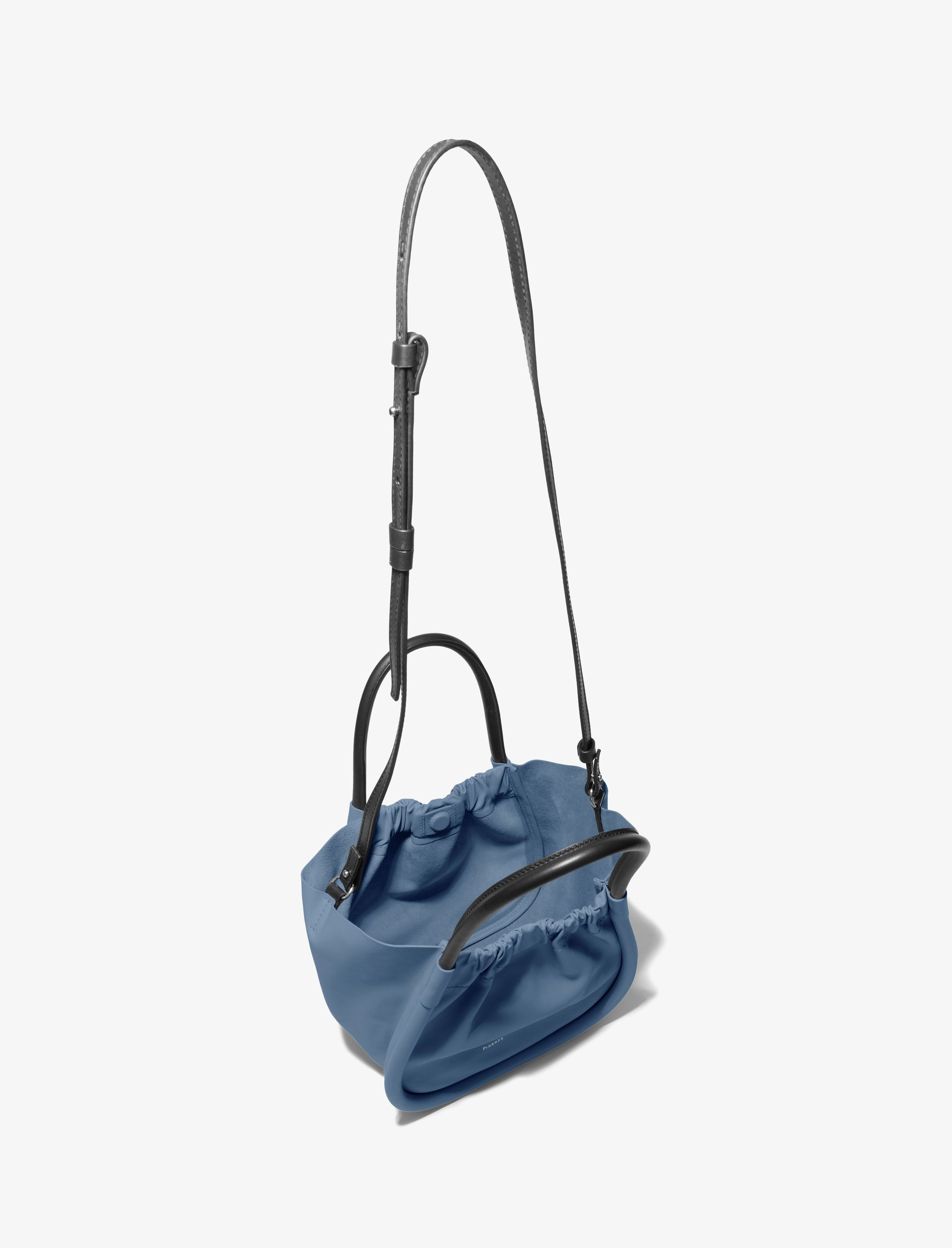 Small Ruched Crossbody Tote - 5