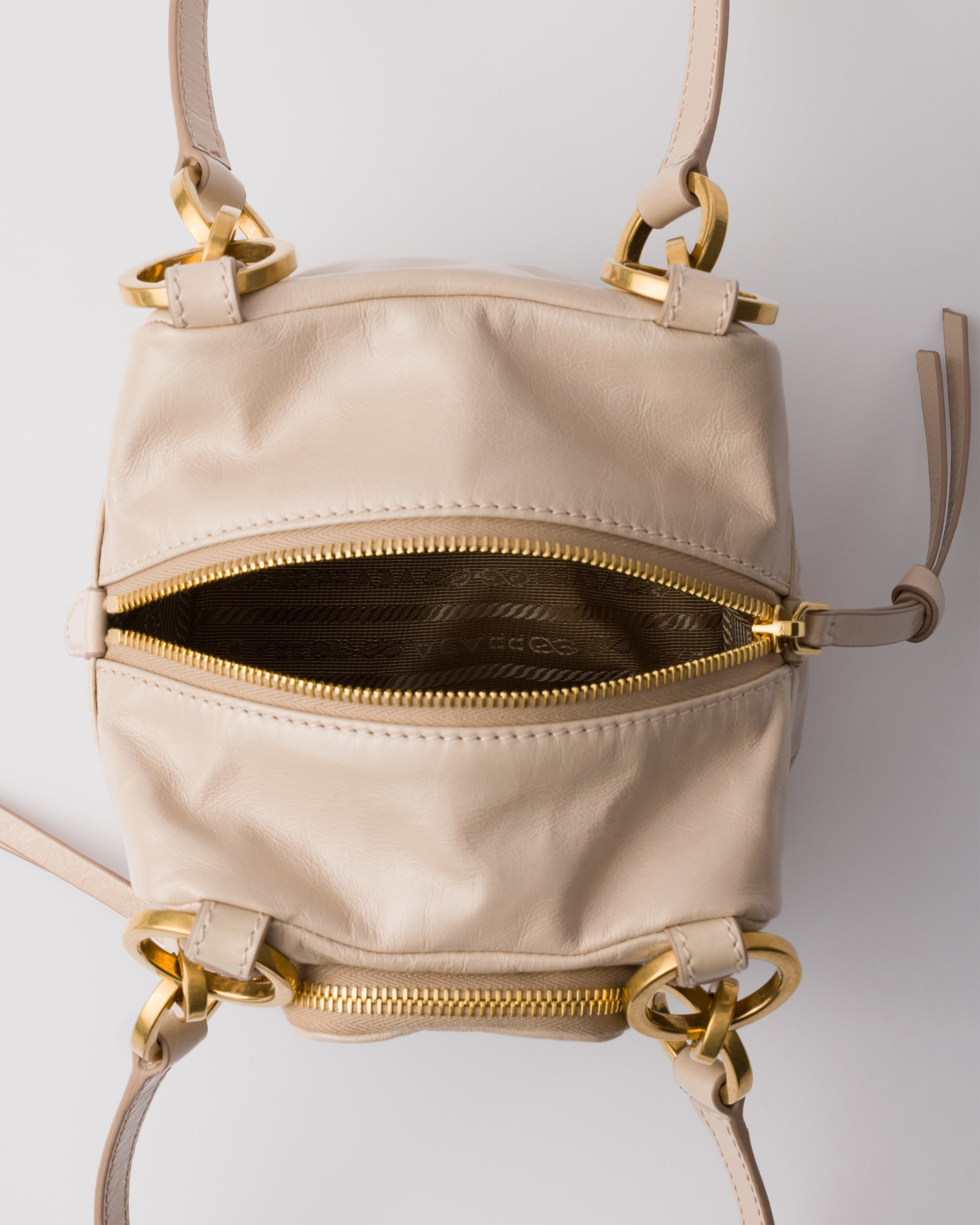 Prada Prada Dangle leather top-handle mini-bag | REVERSIBLE