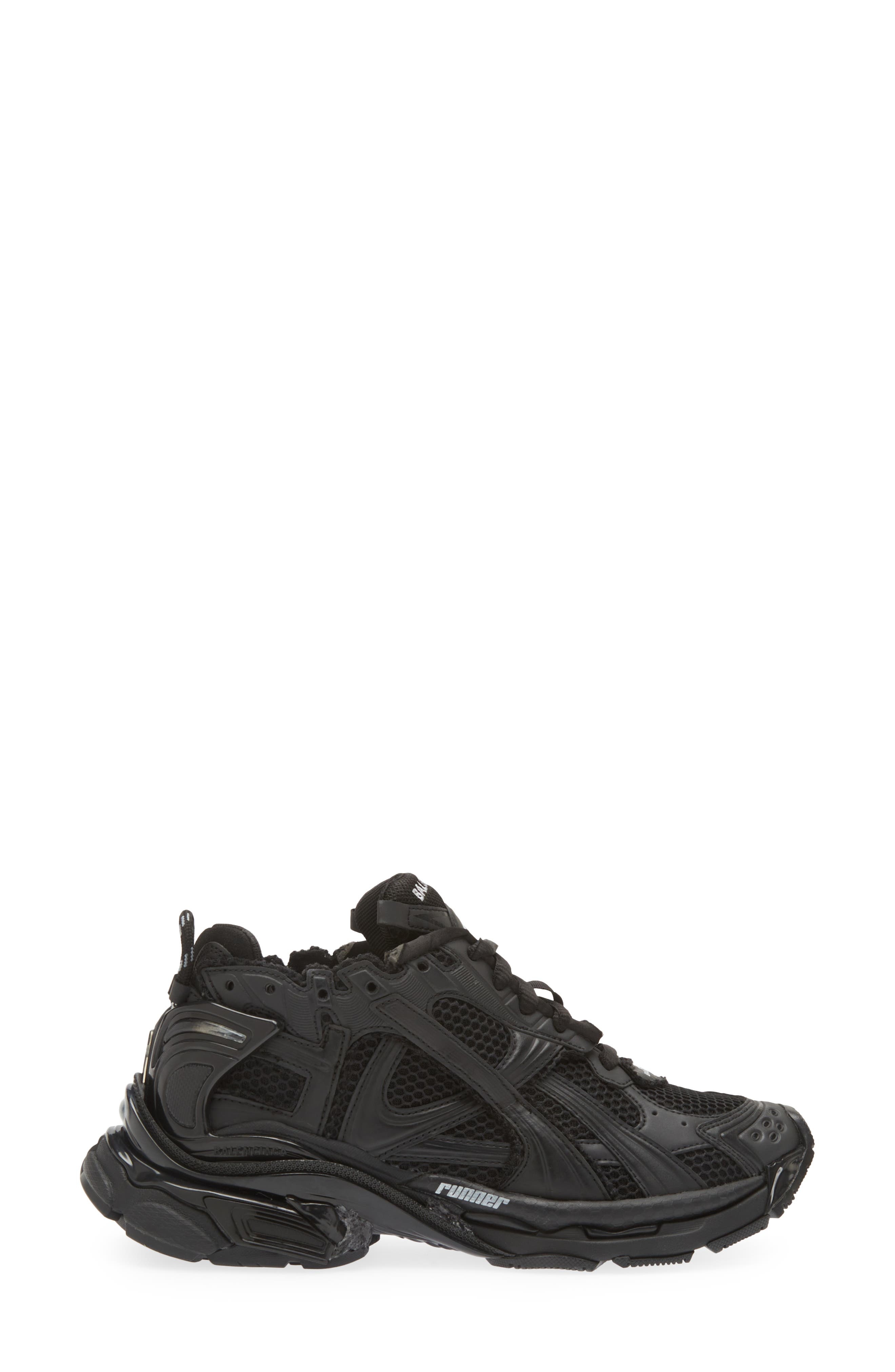 Balenciaga Runner Sneaker in 1000 Black Matt at Nordstrom - 3