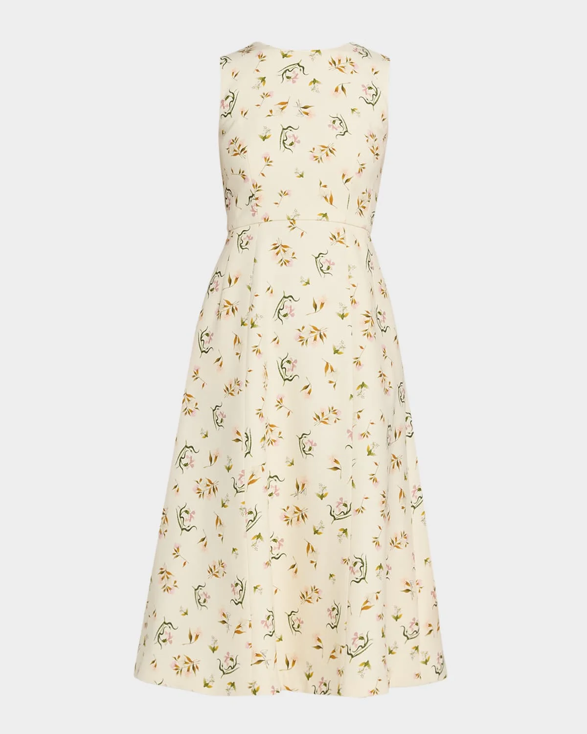 Eloise Floral-Print Sleeveless Midi Dress - 1