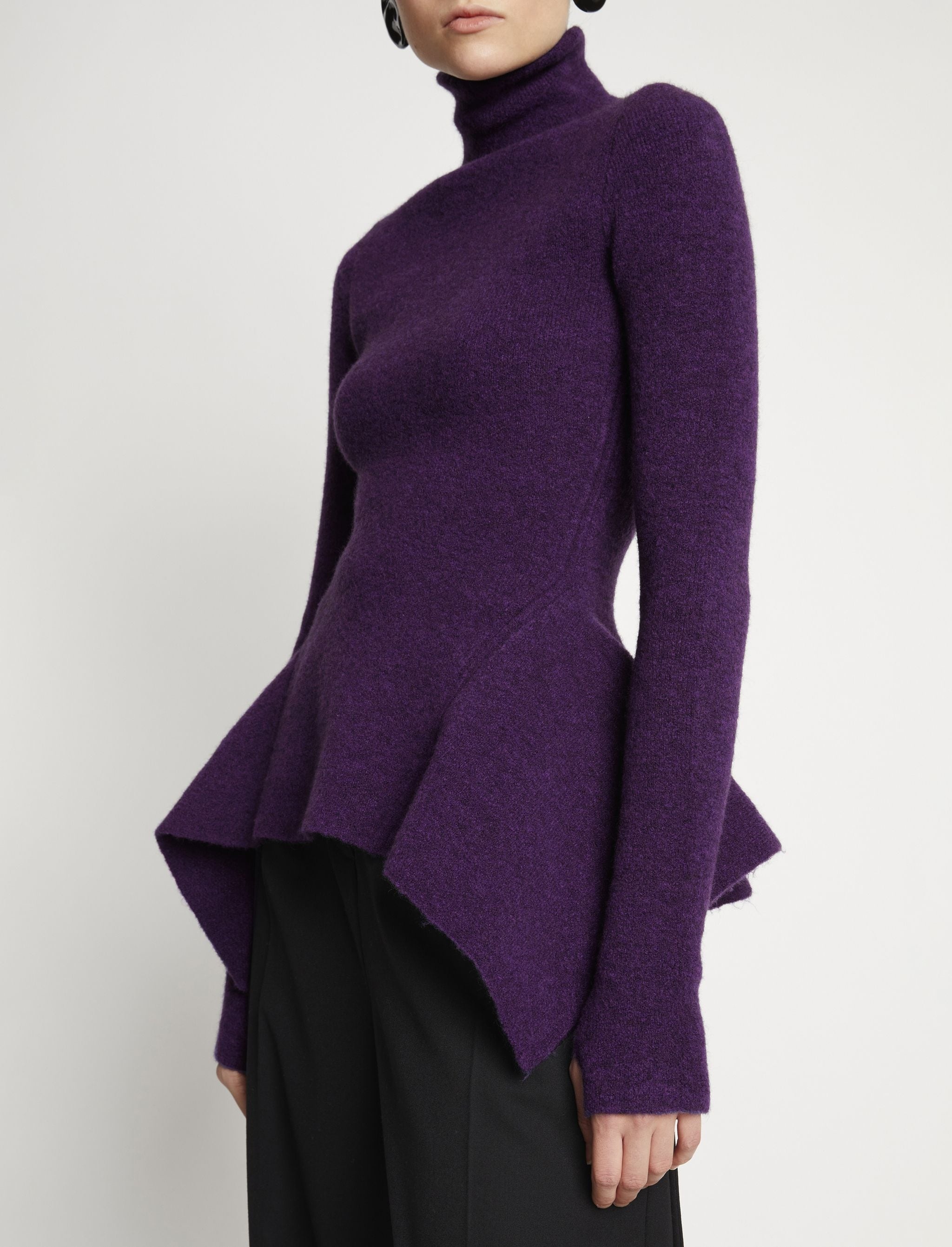 Midweight Wool Turtleneck Sweater - 6