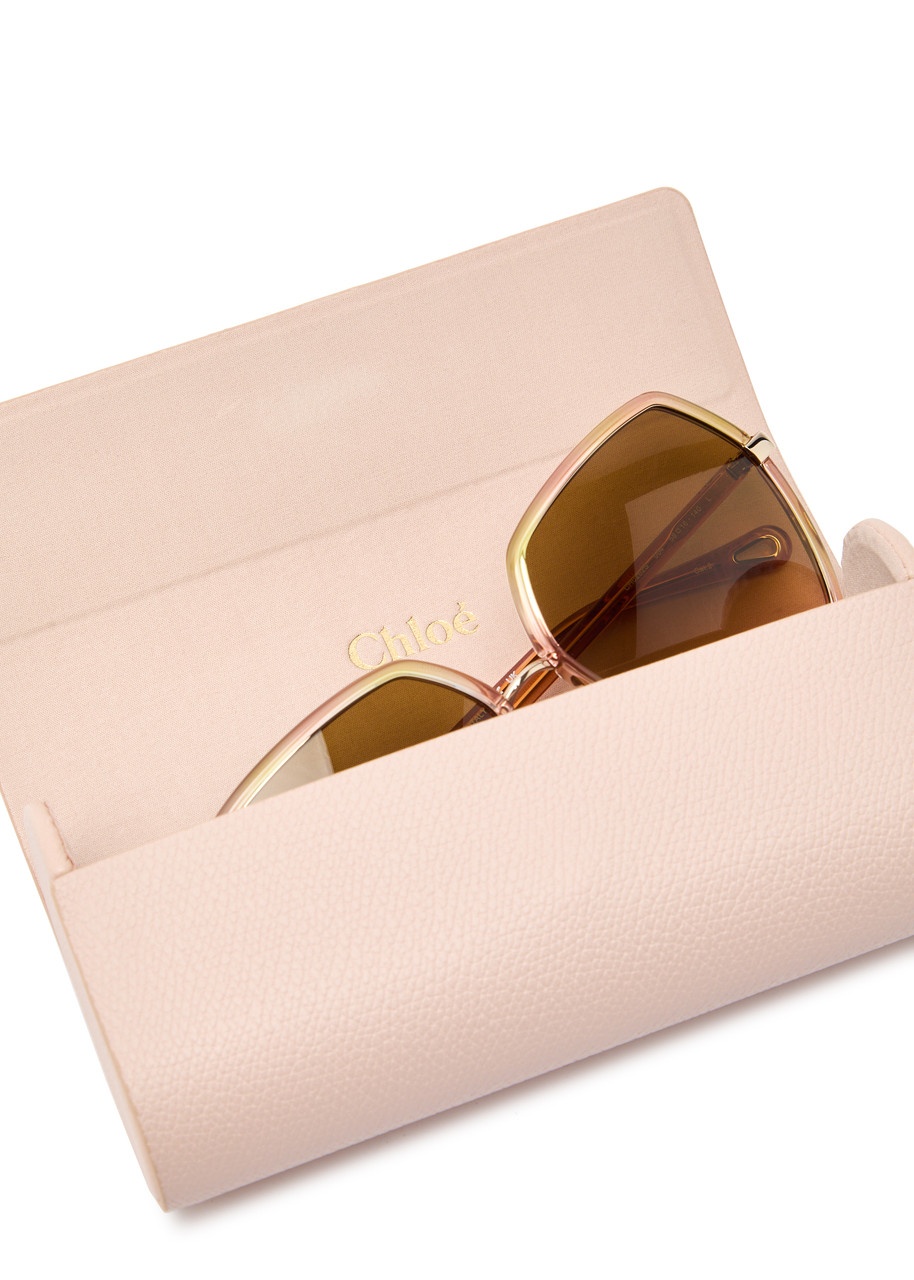 サングラス Chloe Oversized Square Sunglasses Chloé Chloe Oversized Square-frame Sunglasses | REVERSIBLE