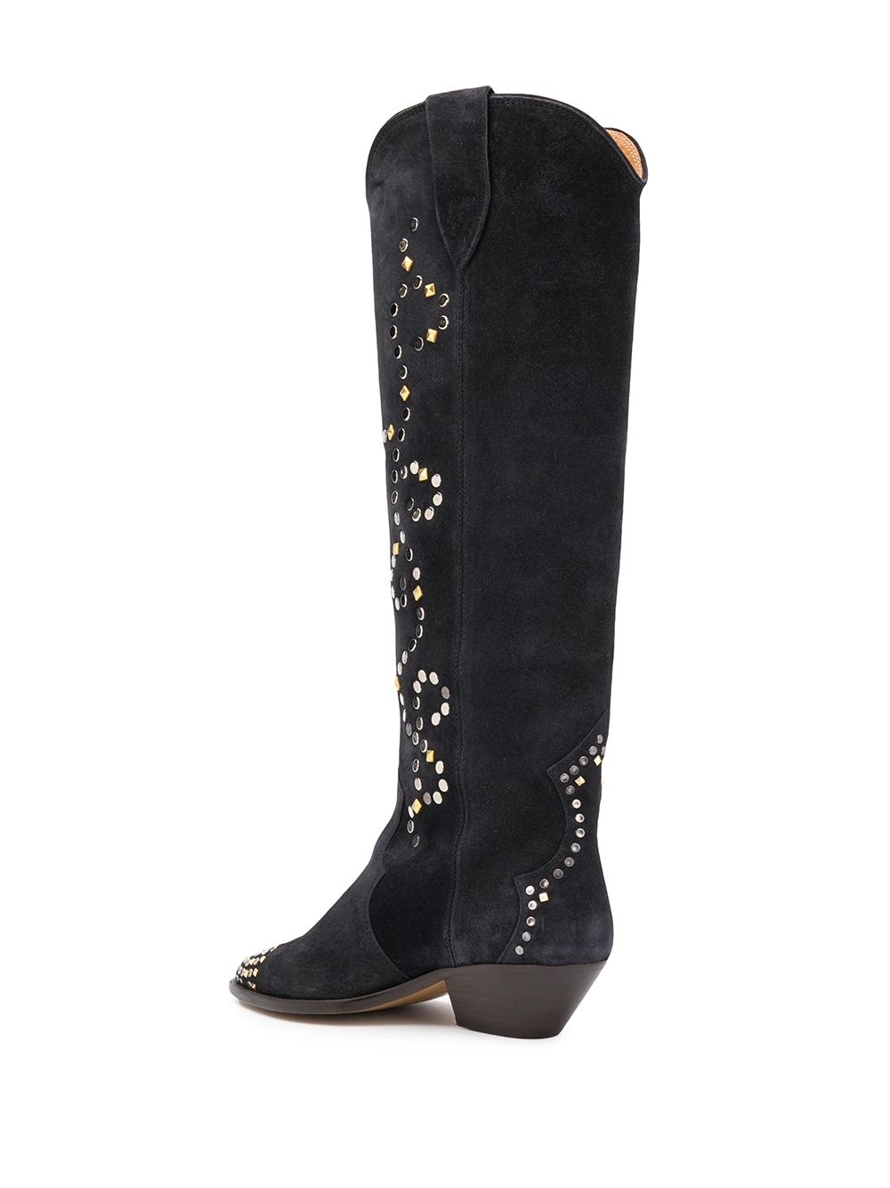 studded knee-high boots - 3