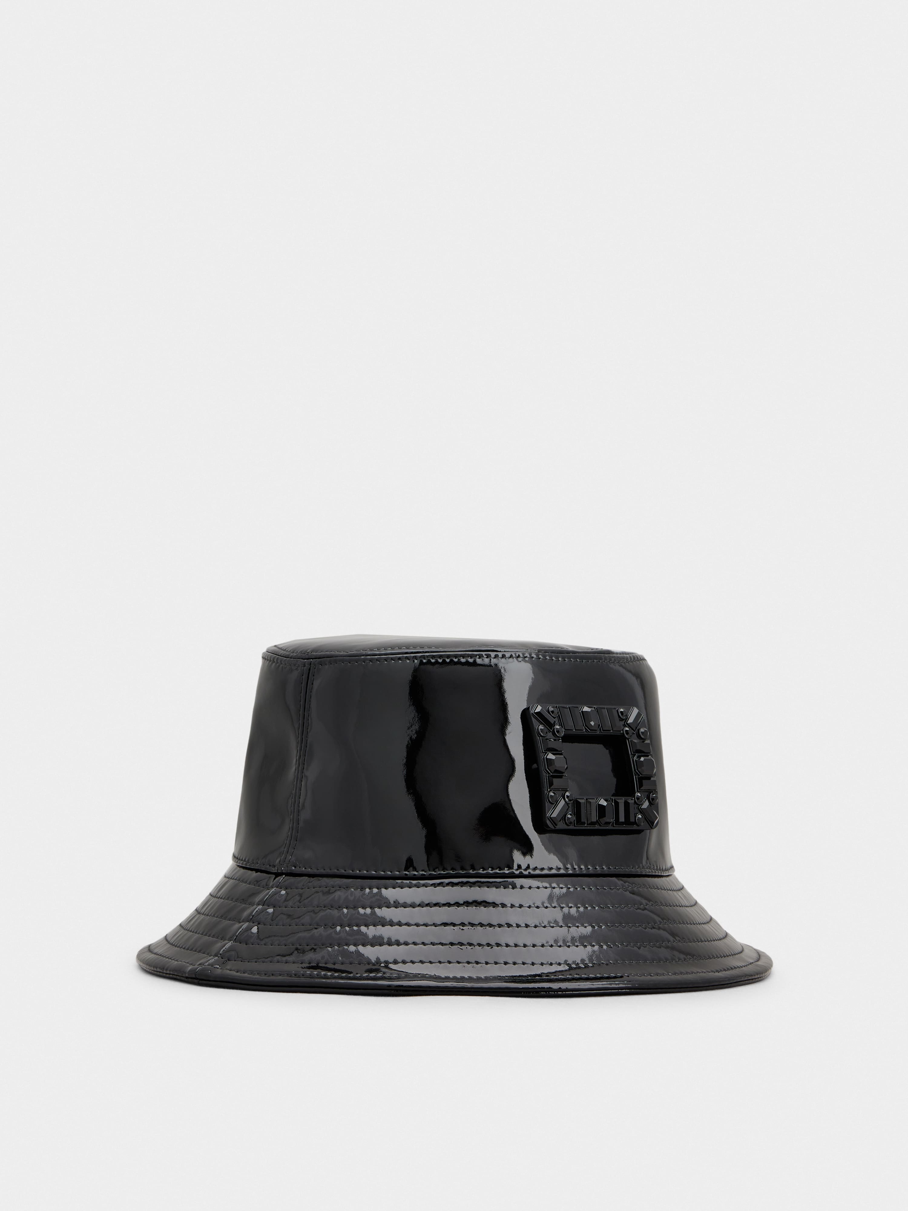 Viv' Skate Buckle Fisherman Hat in Patent Leather - 2