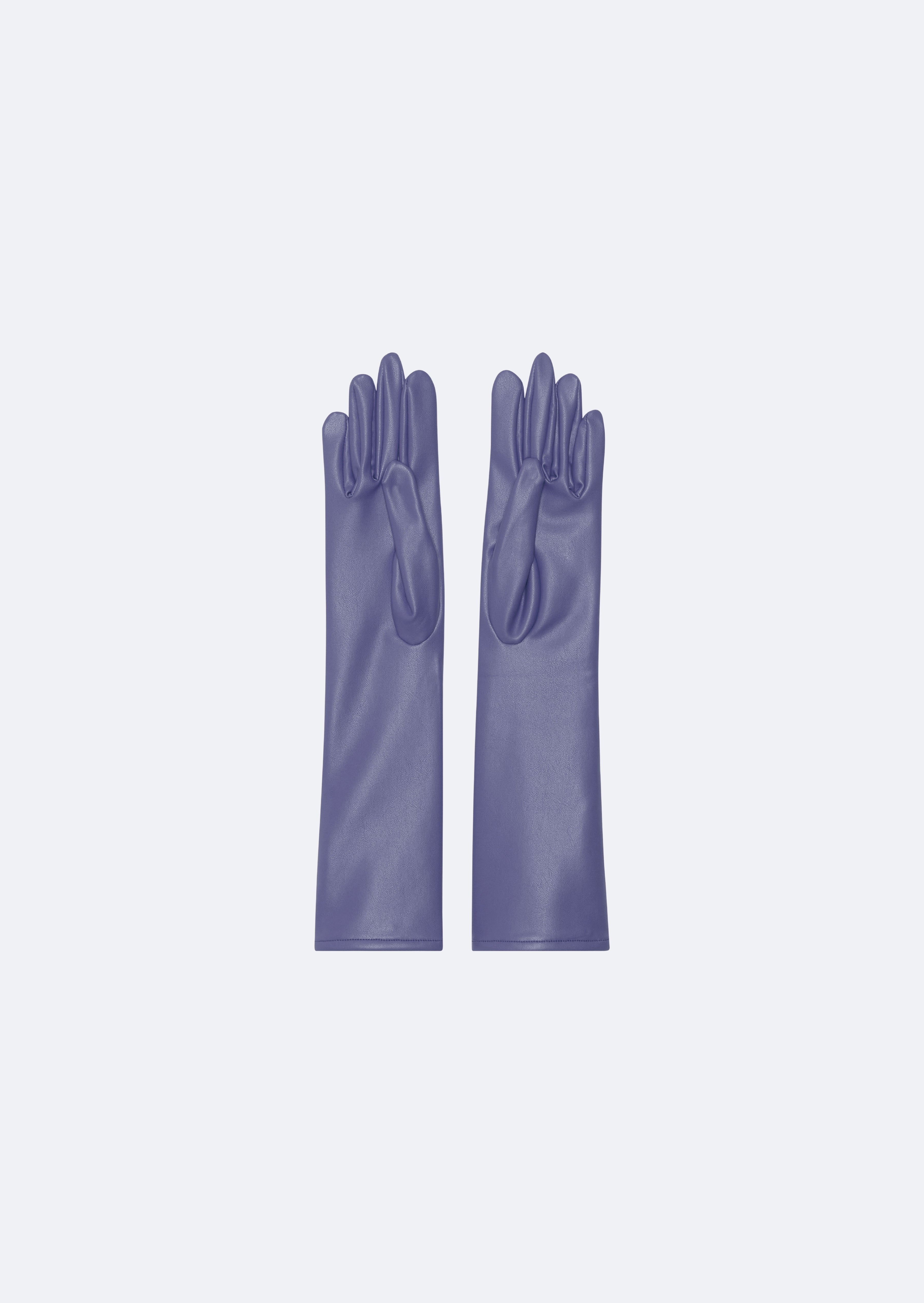 Faux Leather Gloves - 2