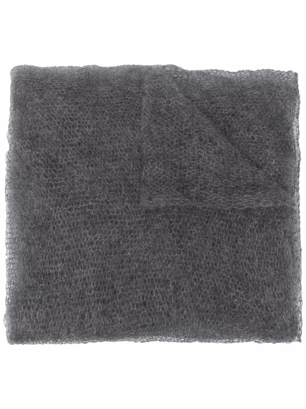 perforated mohair-blend scarf - 1