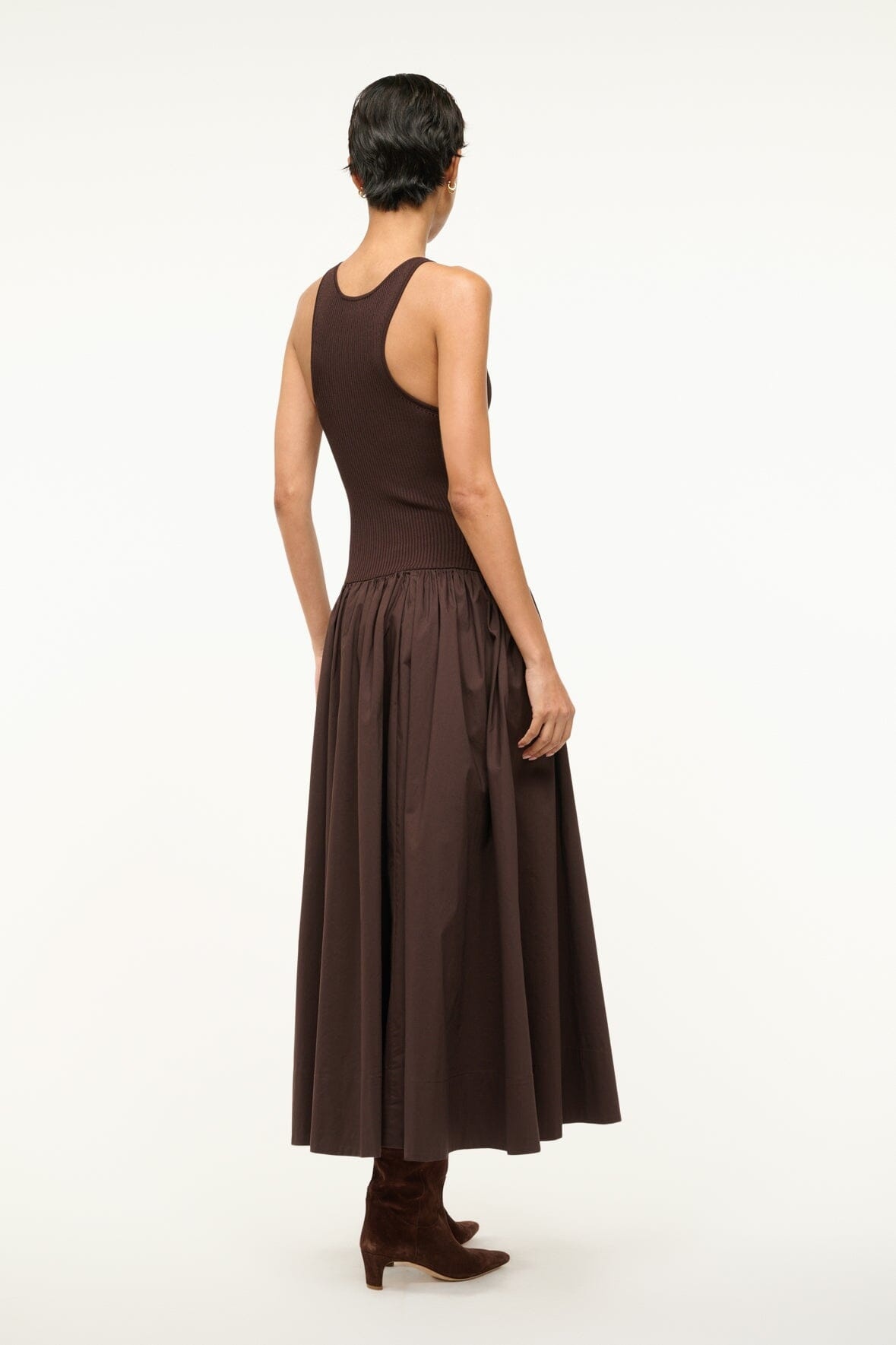 STAUD YAMILA DRESS EARTH - 5