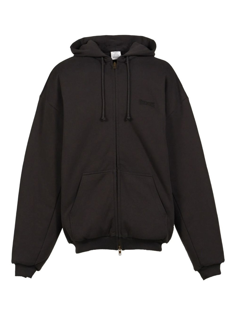 logo-embroidered jacket 1