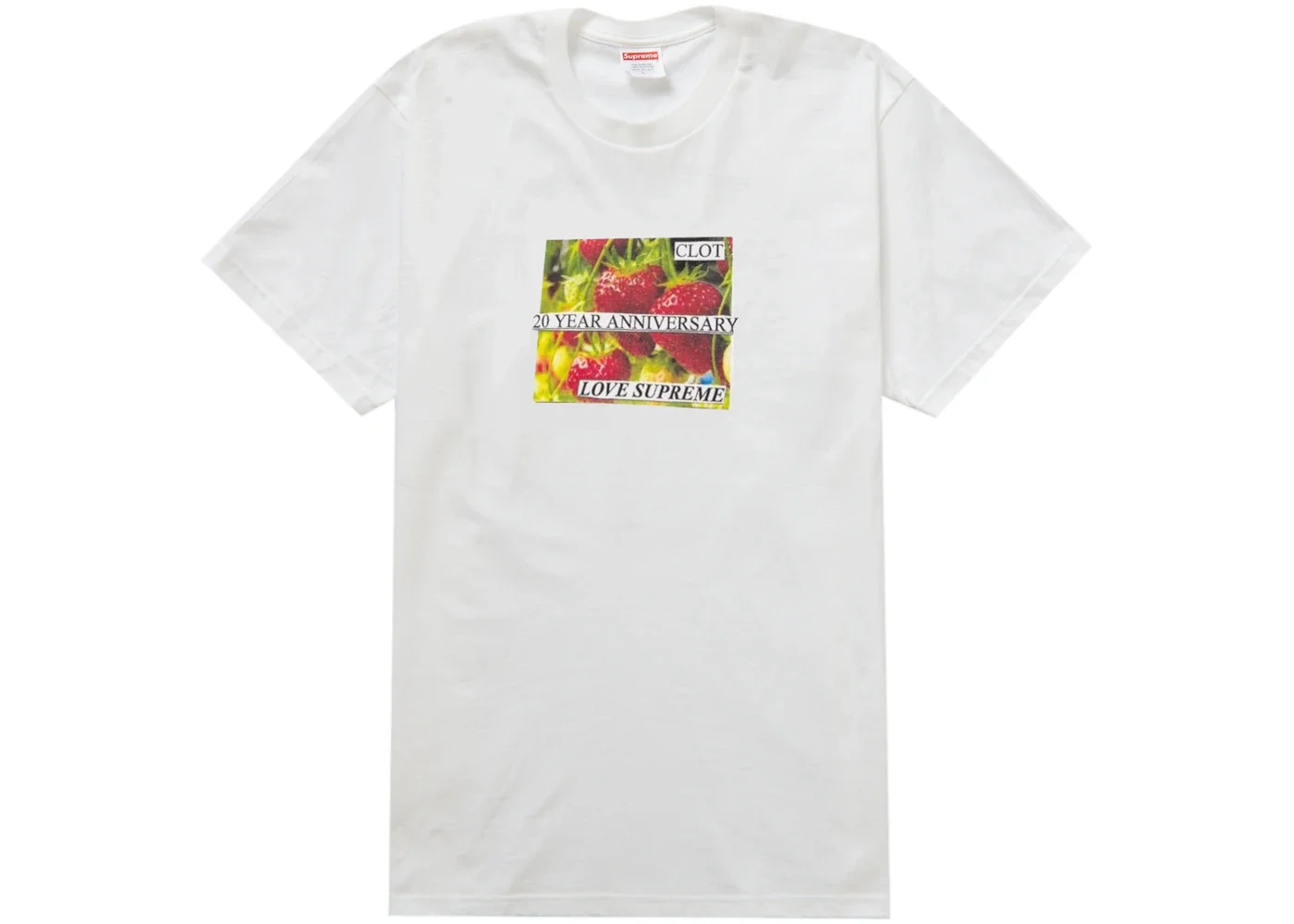 Supreme CLOT 20th Anniversary Tee White - 1