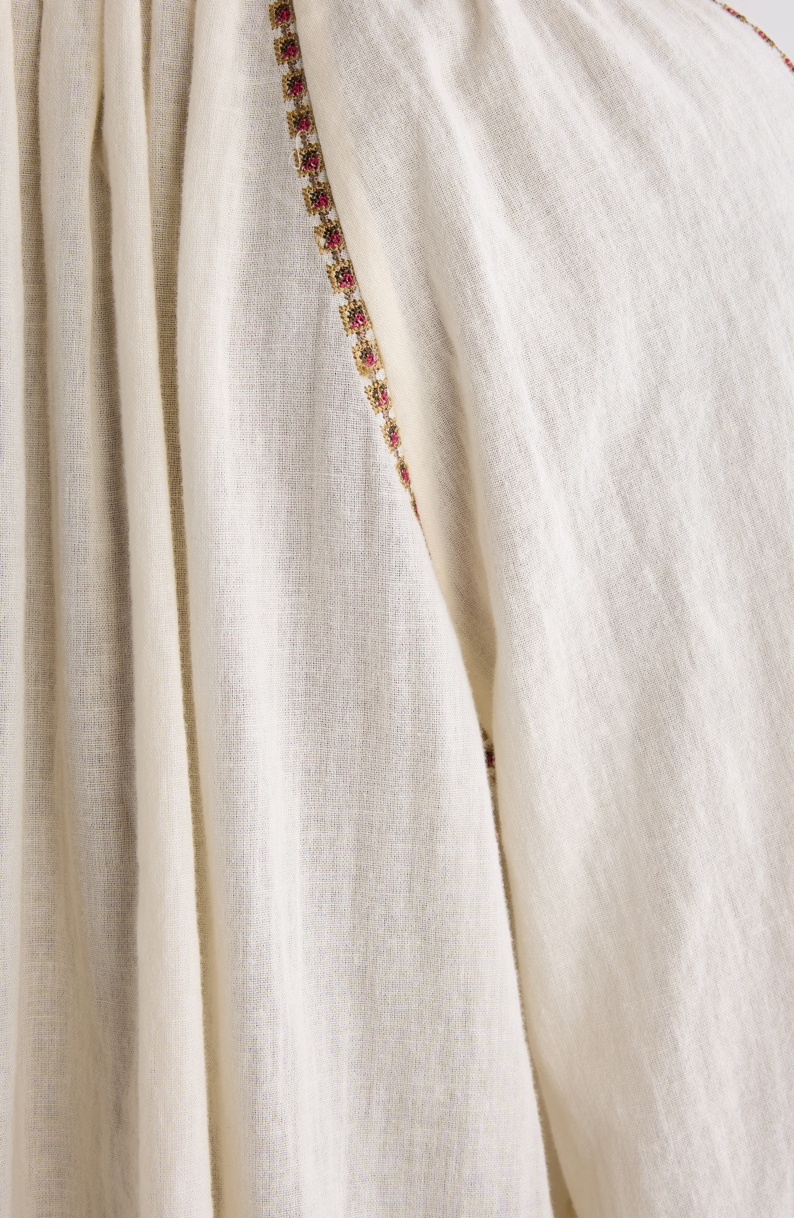 Isabel Marant Étoile Lynne Embroidered Top in Ecru at Nordstrom - 7