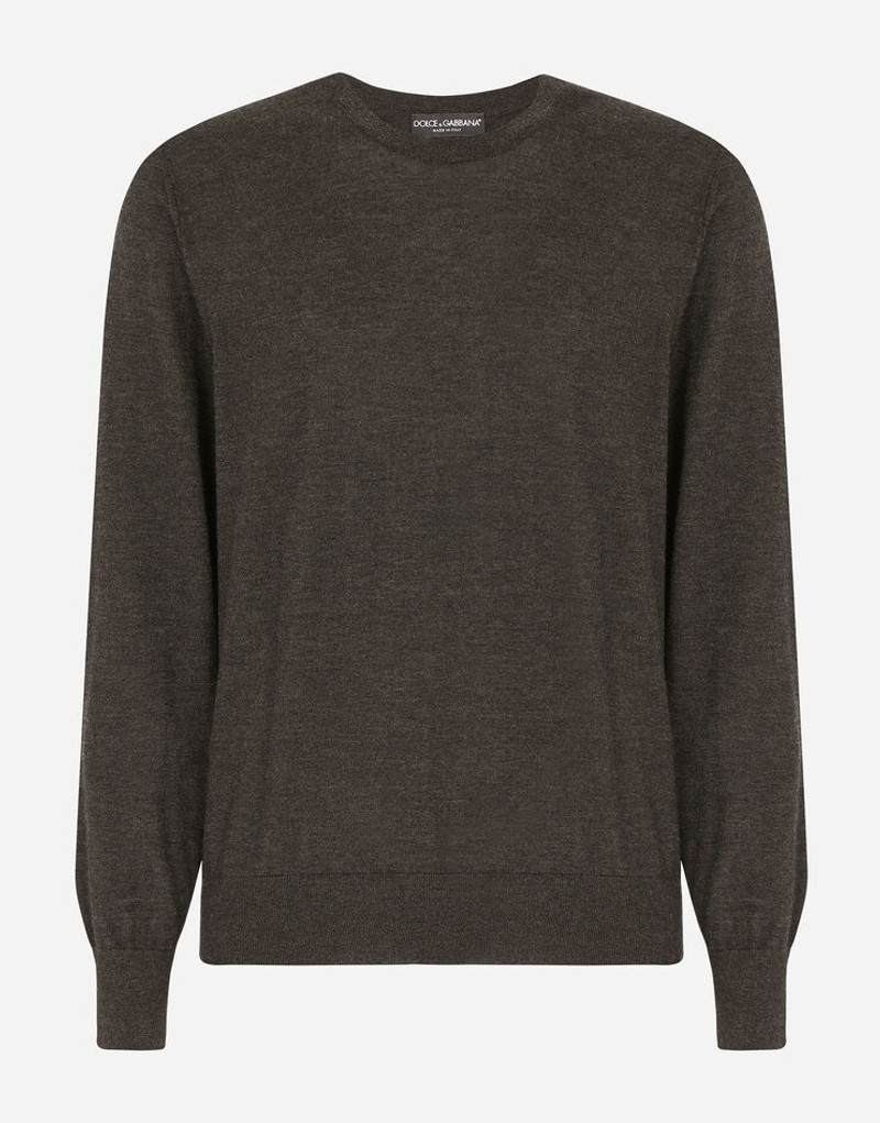 Crewneck sweater in cashmere 1